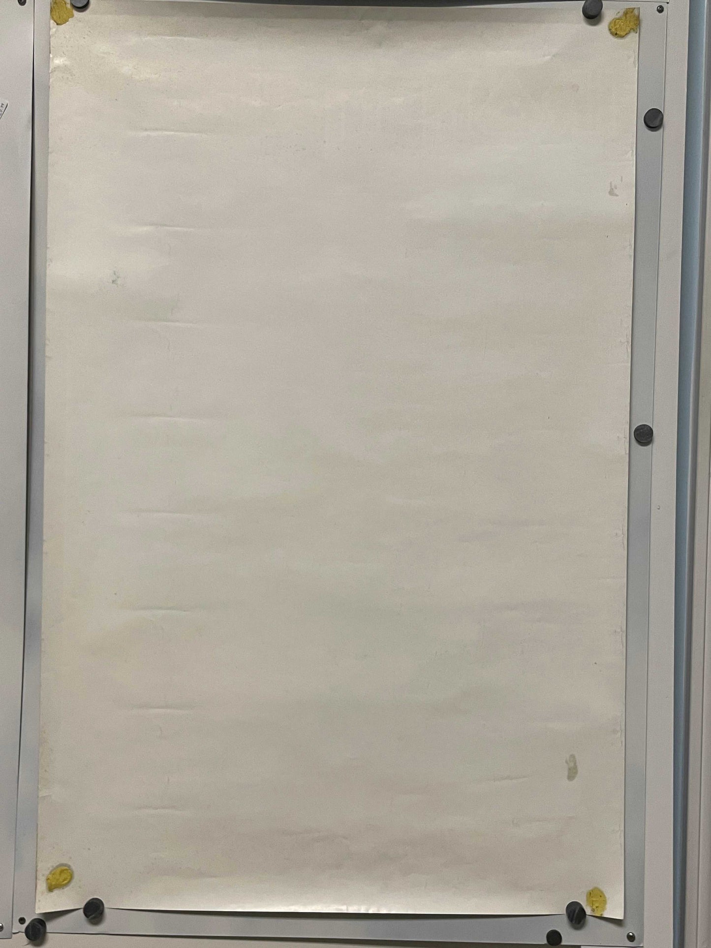 (#3089) Iron Maiden - Somewhere in Time, vintage Aaron Rapoport fan club music poster, 1986