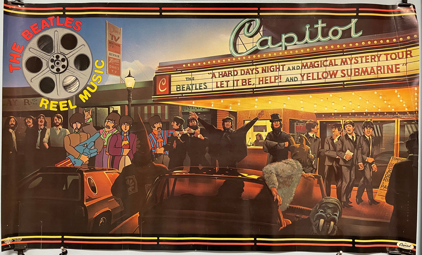 The Beatles Reel Music, vintage album promo, 1982 at Happiest Kid Finds