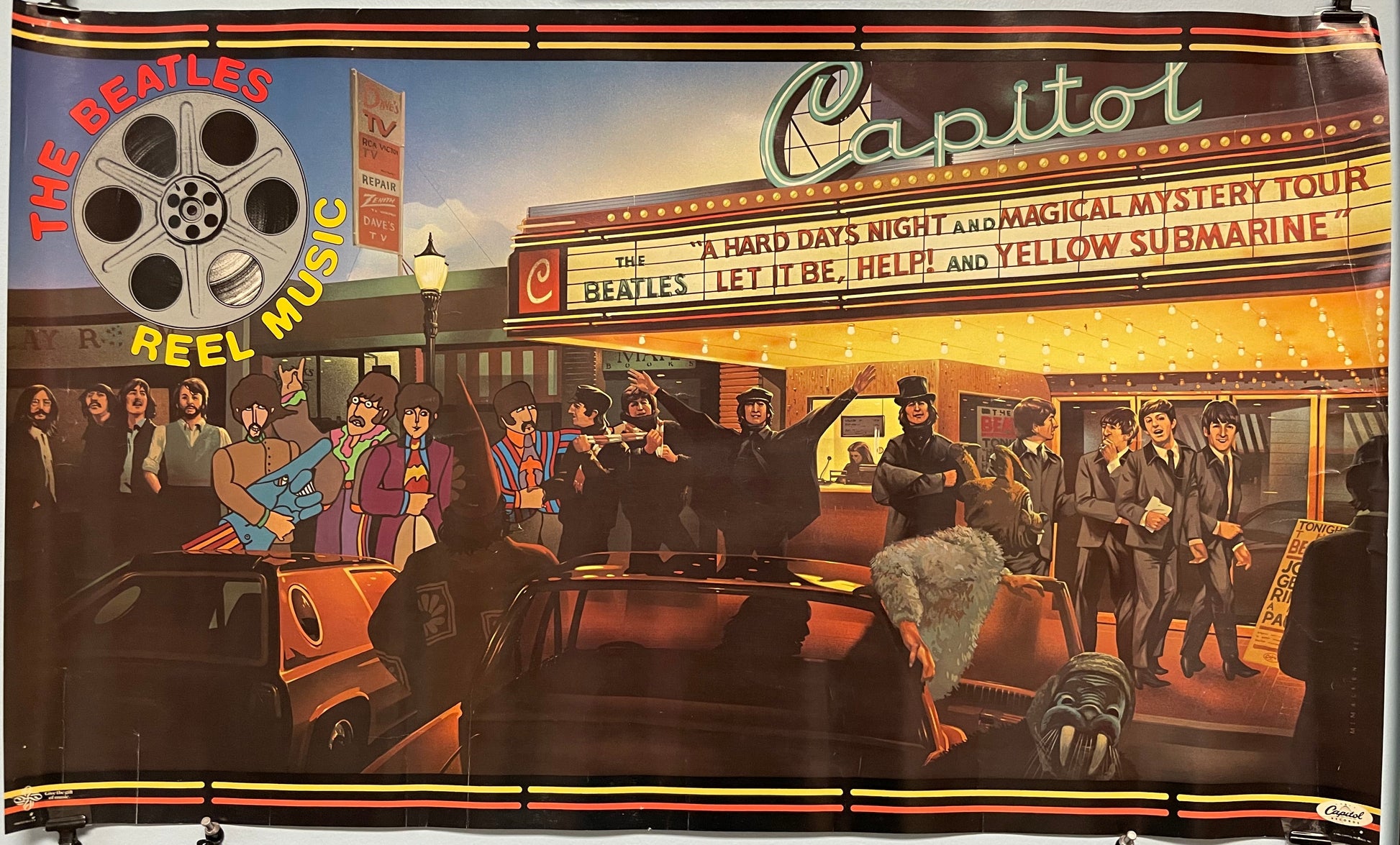 The Beatles Reel Music, vintage album promo, 1982 at Happiest Kid Finds