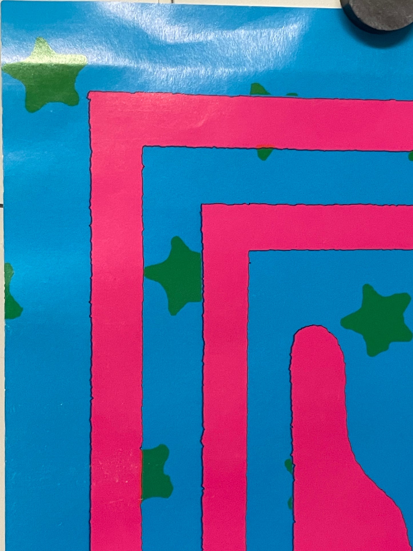 I Love Help, rare and vintage psychedelic poster by Victor Moscoso, 1994