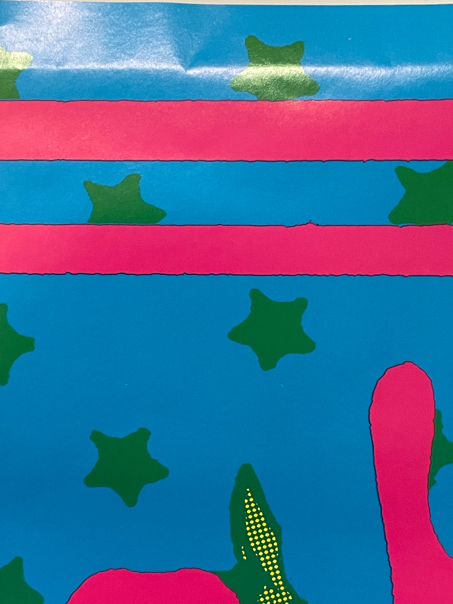 I Love Help, rare and vintage psychedelic poster by Victor Moscoso, 1994