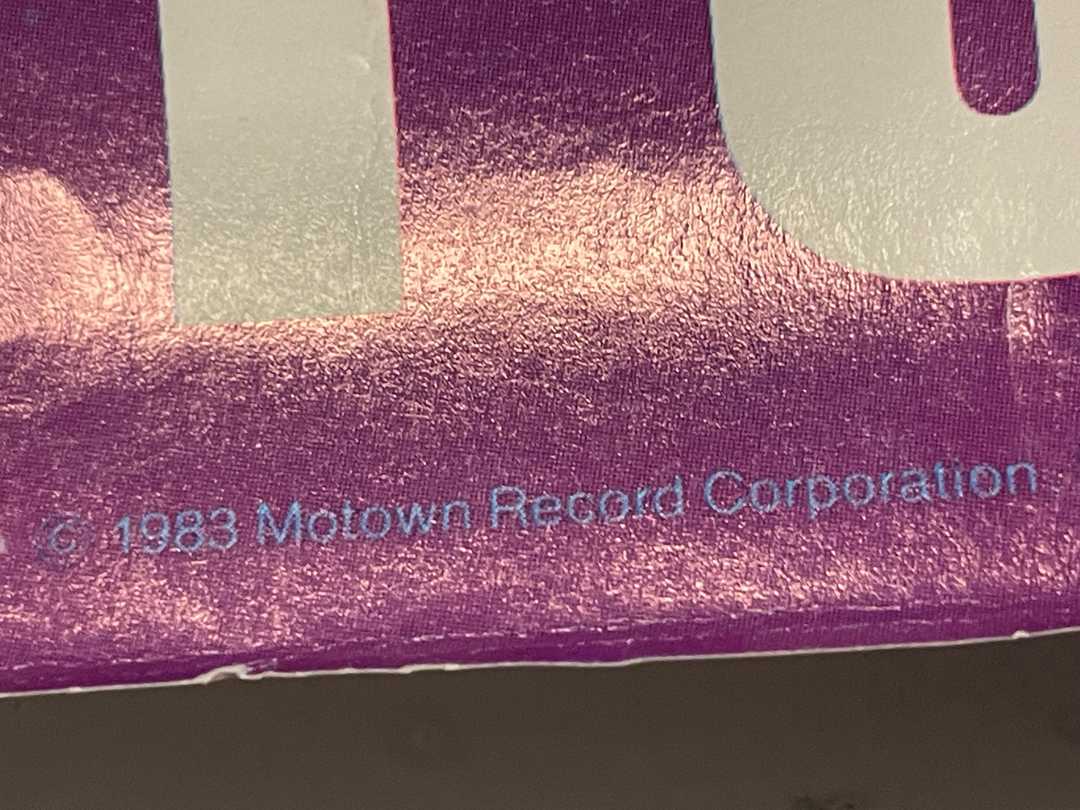 Motown - Yesterday, Today, Forever, vintage commemorative  poster, 1983