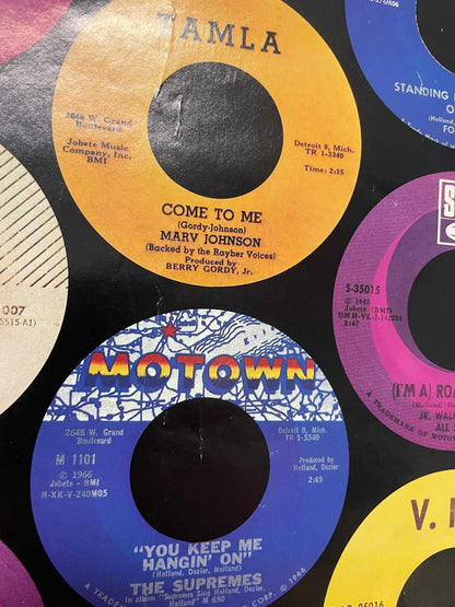 Motown - Yesterday, Today, Forever, vintage commemorative  poster, 1983 - HAPPIEST KID FINDS - Museum-quality antique and vintage posters, original art, preservation and restoration