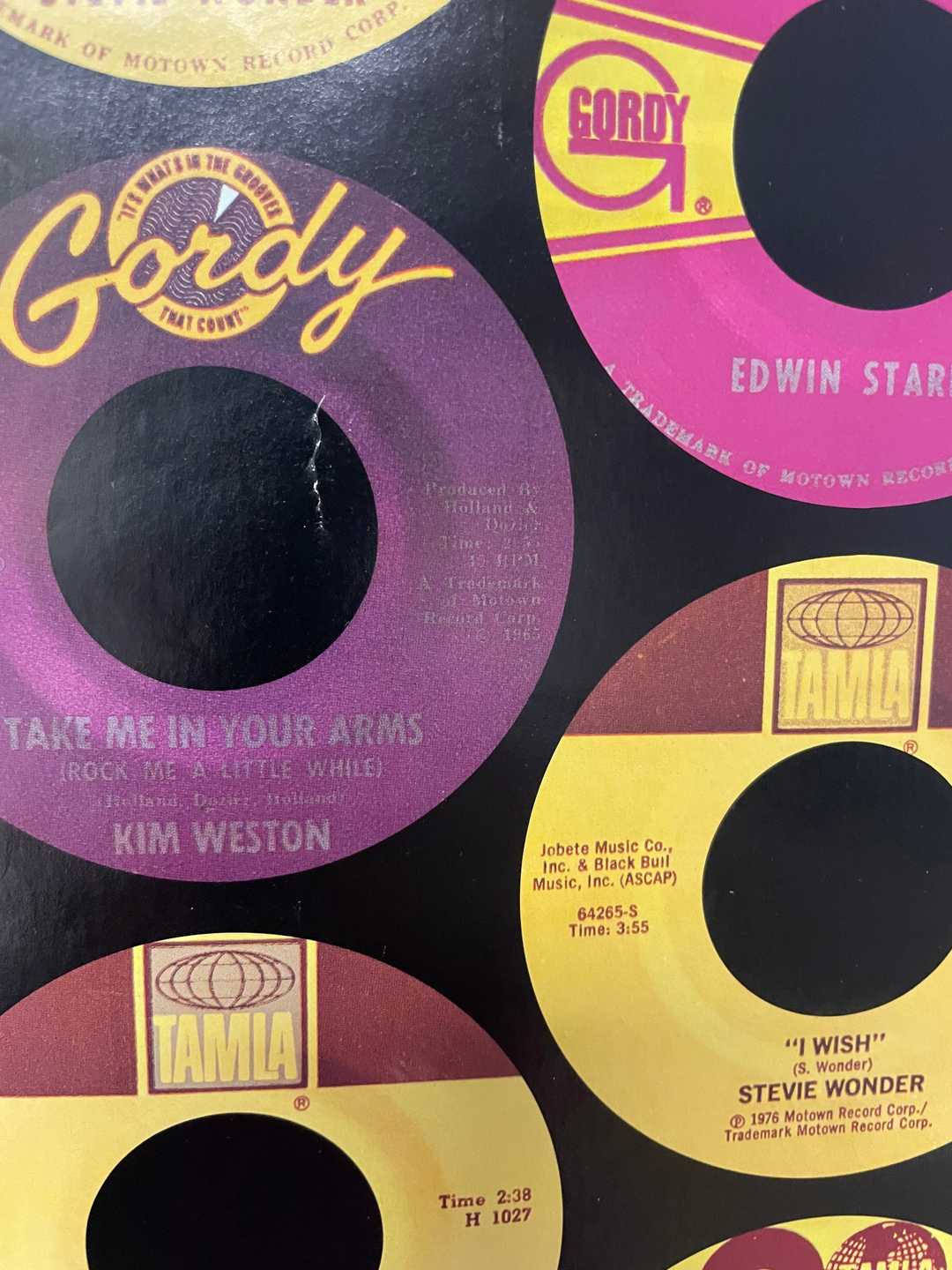 Motown - Yesterday, Today, Forever, vintage commemorative  poster, 1983