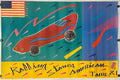 Very cool vintage Rolling Stones American Tour, 1981 concert poster