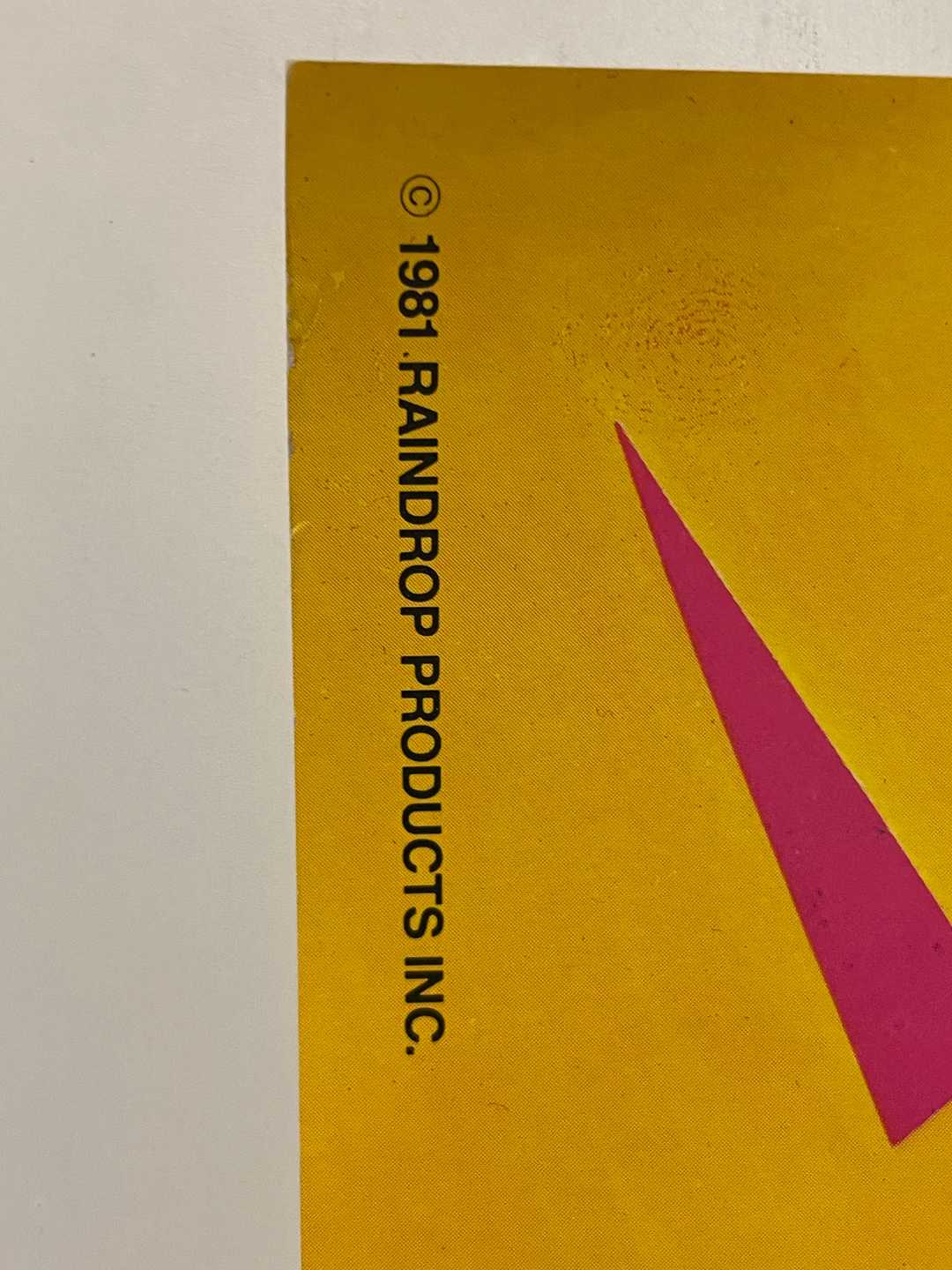 Very cool vintage Rolling Stones American Tour, 1981 concert poster