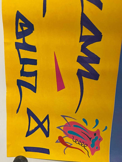 Very cool vintage Rolling Stones American Tour, 1981 concert poster - HAPPIEST KID FINDS - Museum-quality antique and vintage posters, original art, preservation and restoration