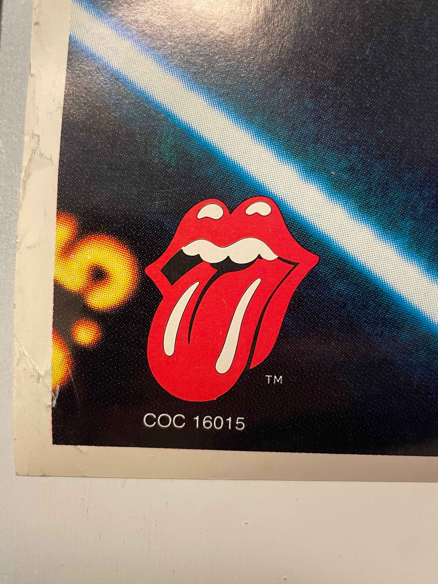 The Rolling Stones - Emotional Rescue, 2-sided promo music poster, 1980