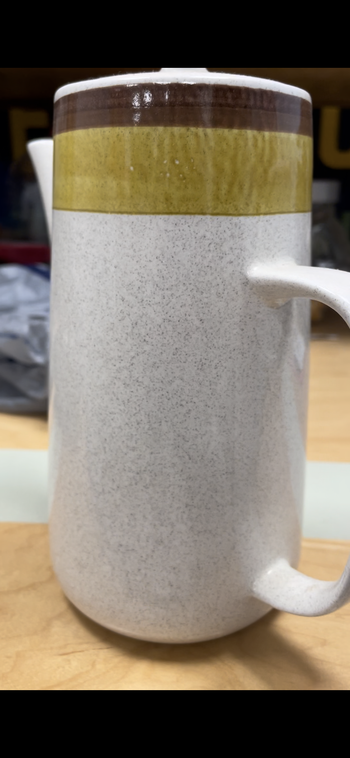 Vintage Mid Century Modern 3-piece ceramic Serving Set - Premiere NuStone c1000 - Japan, 1970