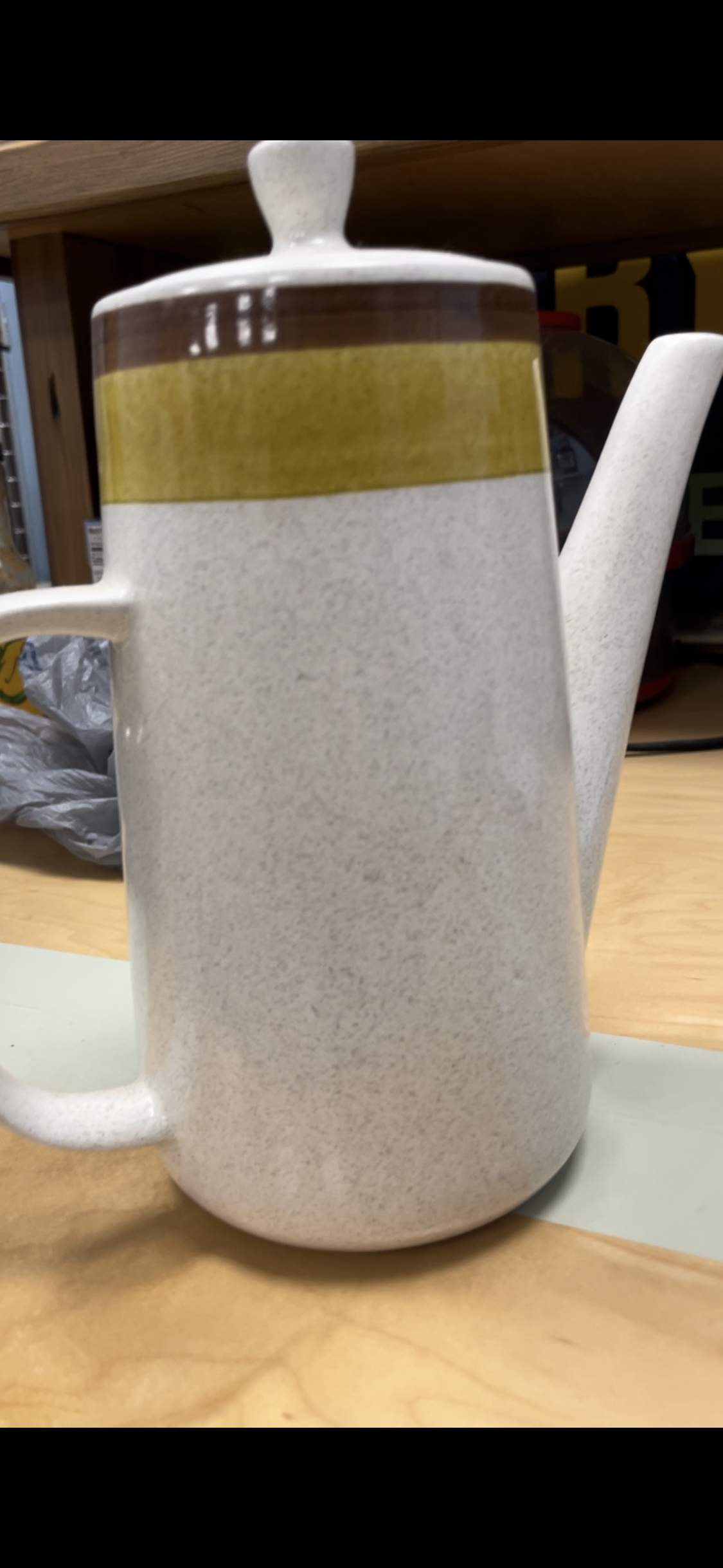 Vintage Mid Century Modern 3-piece ceramic Serving Set - Premiere NuStone c1000 - Japan, 1970