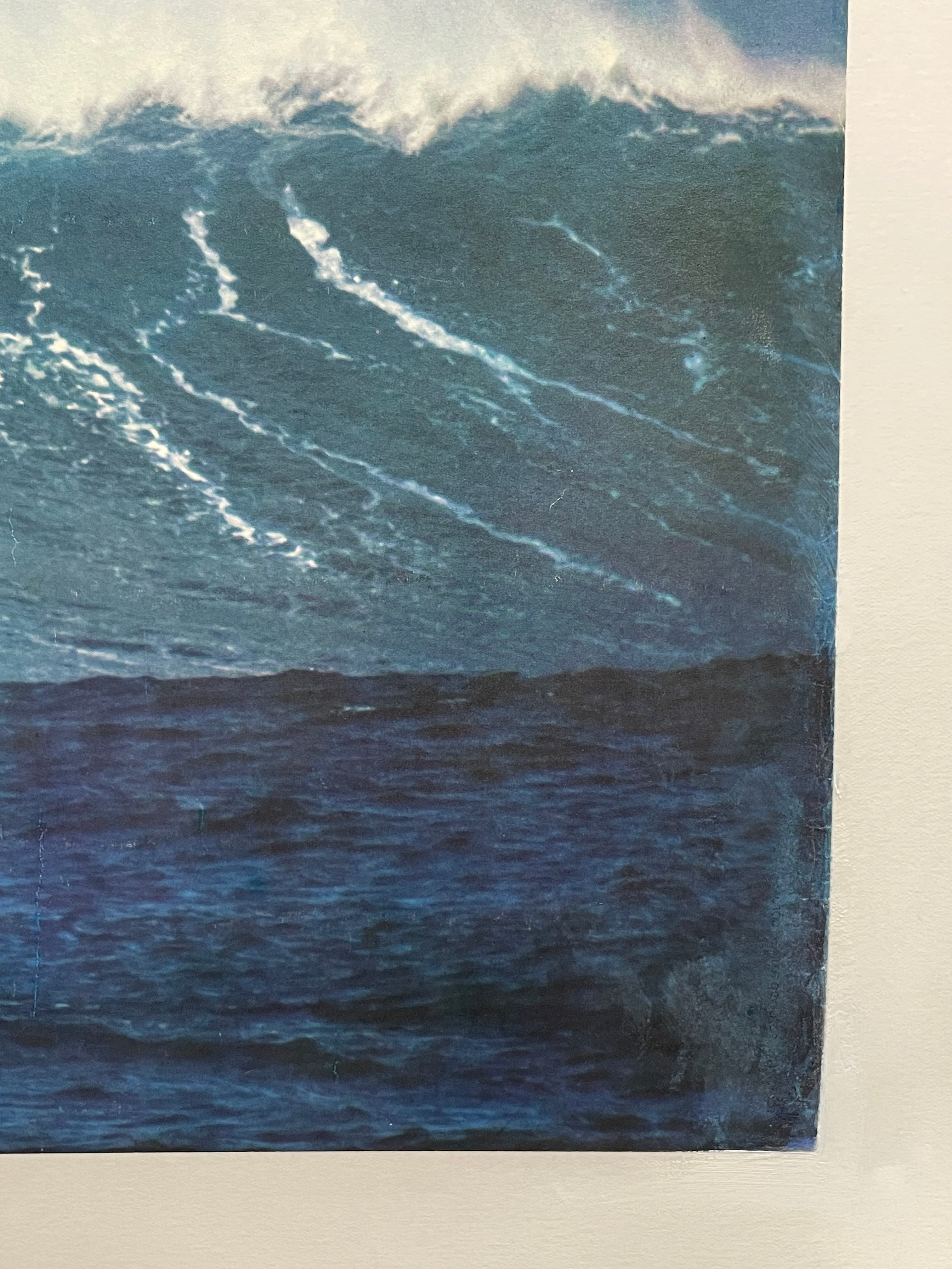 Hawaii - Sunset Beach, vintage offset lithograph travel surfing poster, c.1966 - HAPPIEST KID FINDS - Museum-quality antique and vintage posters, original art, preservation and restoration