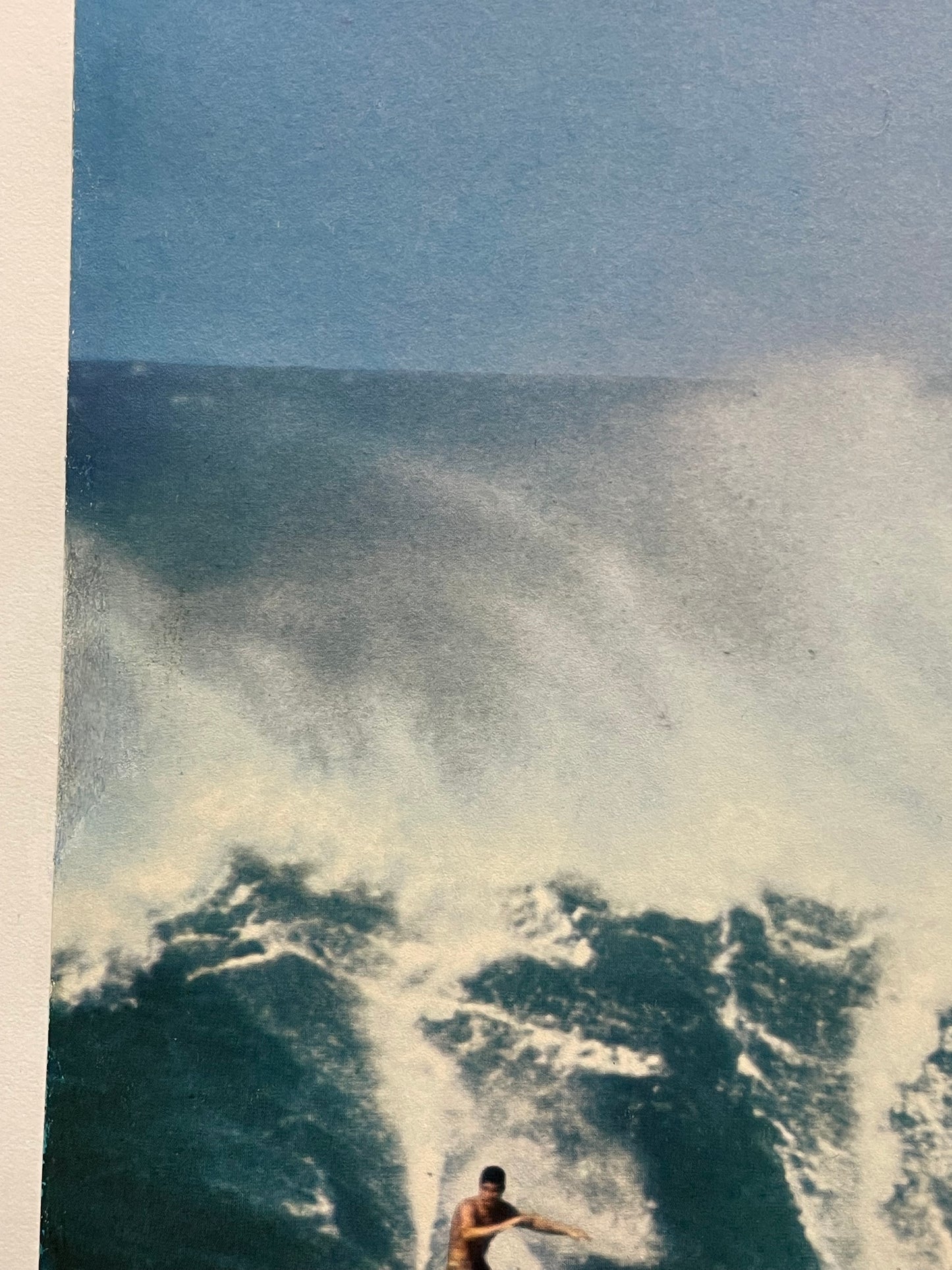 Hawaii - Sunset Beach, vintage offset lithograph travel surfing poster, c.1966 - HAPPIEST KID FINDS - Museum-quality antique and vintage posters, original art, preservation and restoration