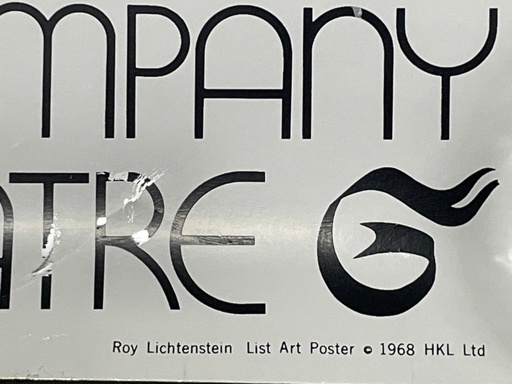 Stunning 1968 Art Deco-Inspired Poster 'Merton of the Movies' by Pop Artist Roy Lichtenstein - HAPPIEST KID FINDS - Museum-quality antique and vintage posters, original art, preservation and restoration