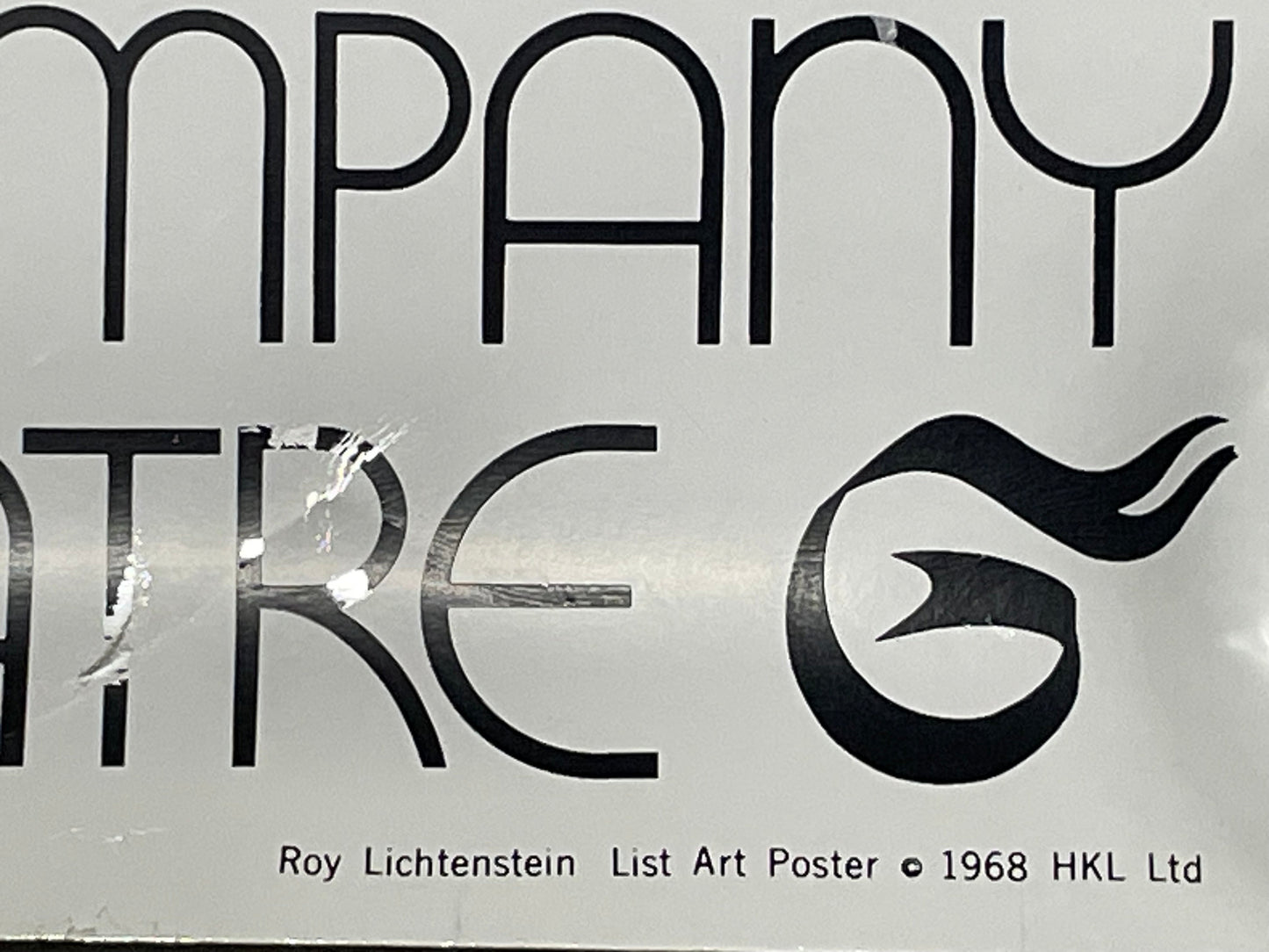 Stunning 1968 Art Deco-Inspired Poster 'Merton of the Movies' by Pop Artist Roy Lichtenstein - HAPPIEST KID FINDS - Museum-quality antique and vintage posters, original art, preservation and restoration