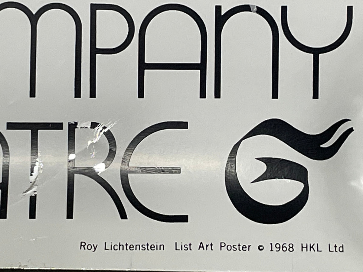 Stunning 1968 Art Deco-Inspired Poster 'Merton of the Movies' by Pop Artist Roy Lichtenstein - HAPPIEST KID FINDS - Museum-quality antique and vintage posters, original art, preservation and restoration