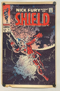 Nick Fury Agent of S.H.I.E.L.D Small Original Vintage Marvel Promo Poster c. 1970 Jim Steranko Happiest Kid Finds