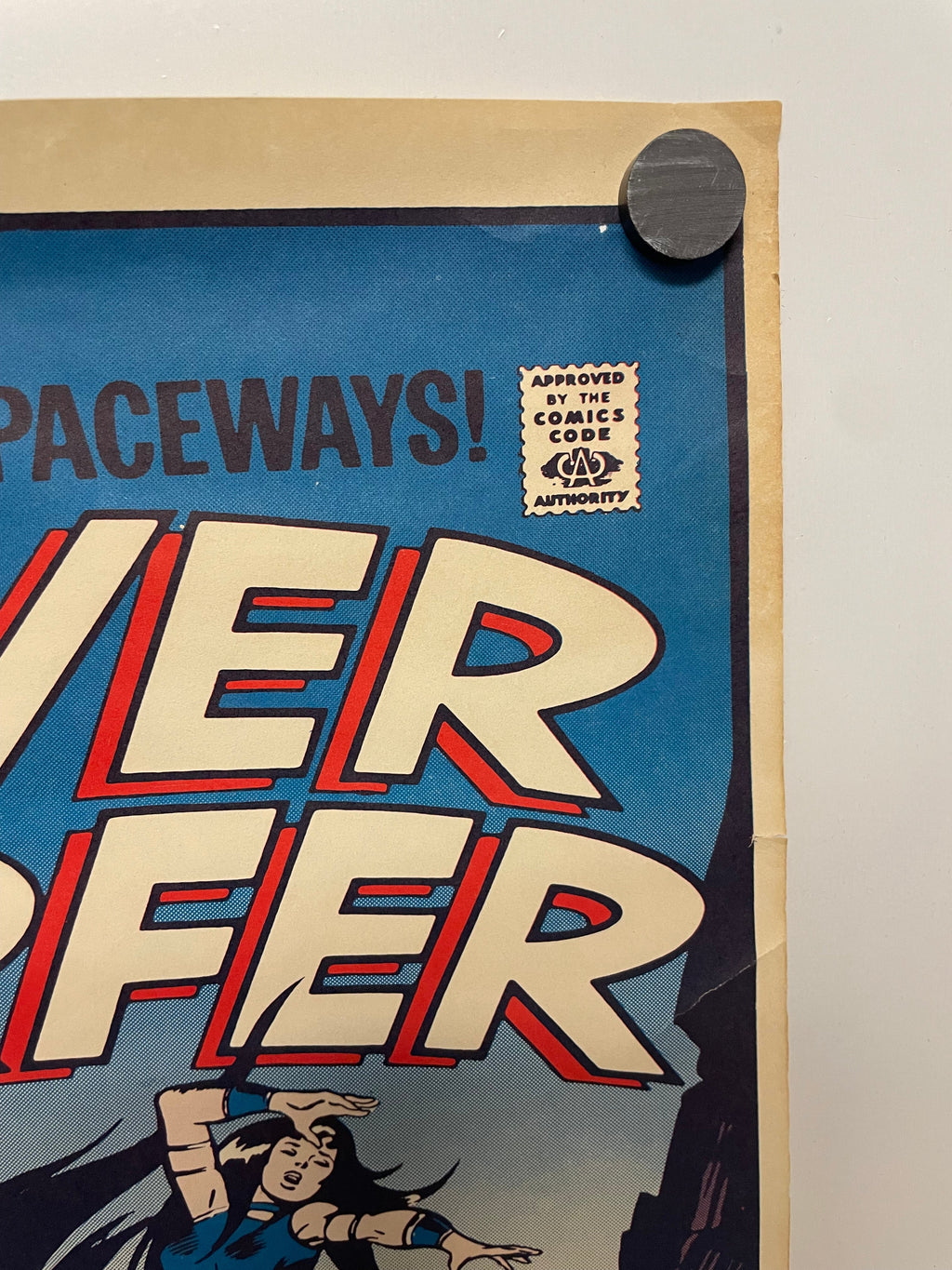 Silver Surfer Jim Steranko Original Vintage Marvel Promo Poster c.1970 | Happiest Kid Finds Happiest Kid Finds