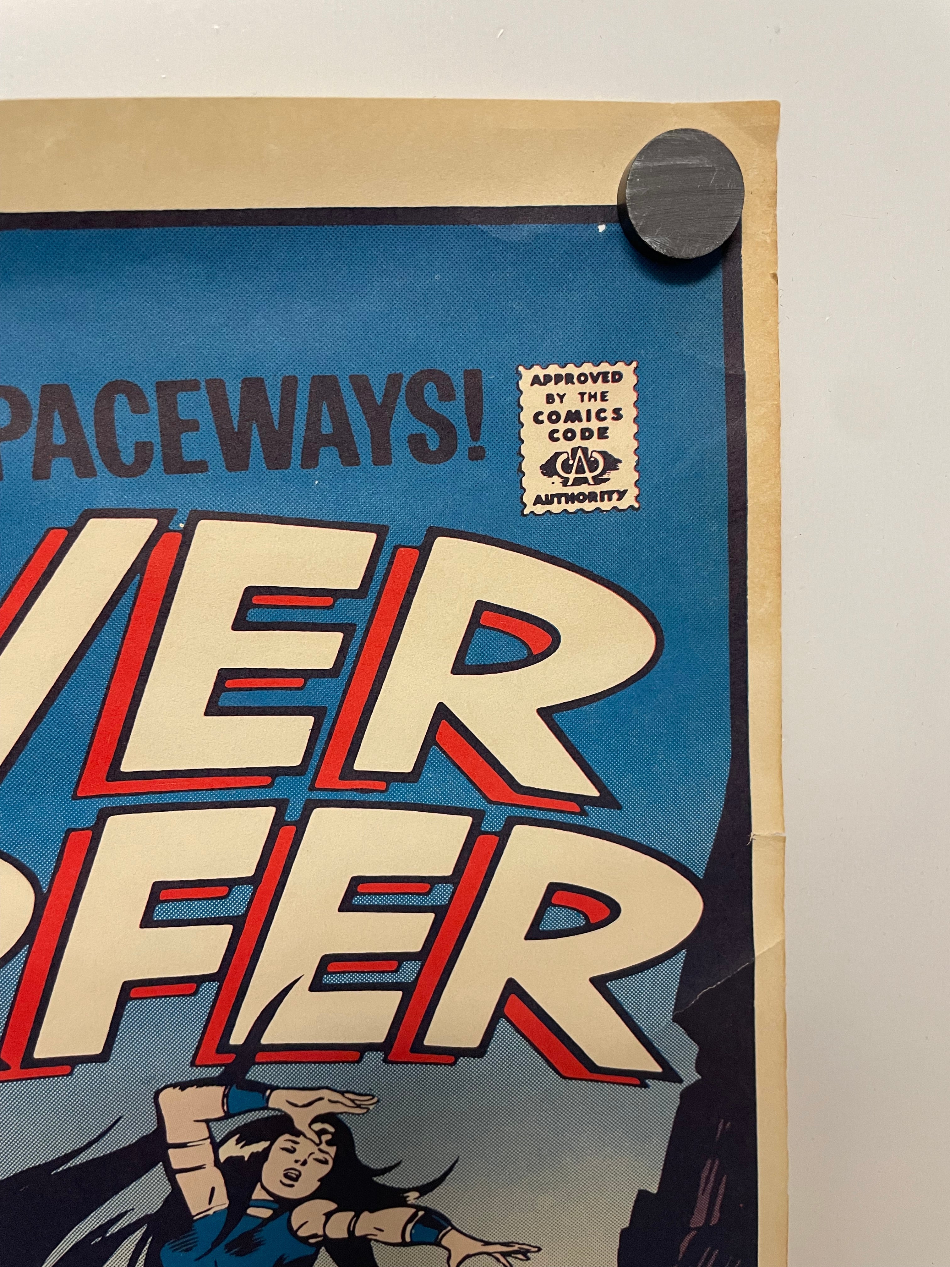 Silver Surfer Jim Steranko Original Vintage Marvel Promo Poster c.1970 | Happiest Kid Finds Happiest Kid Finds