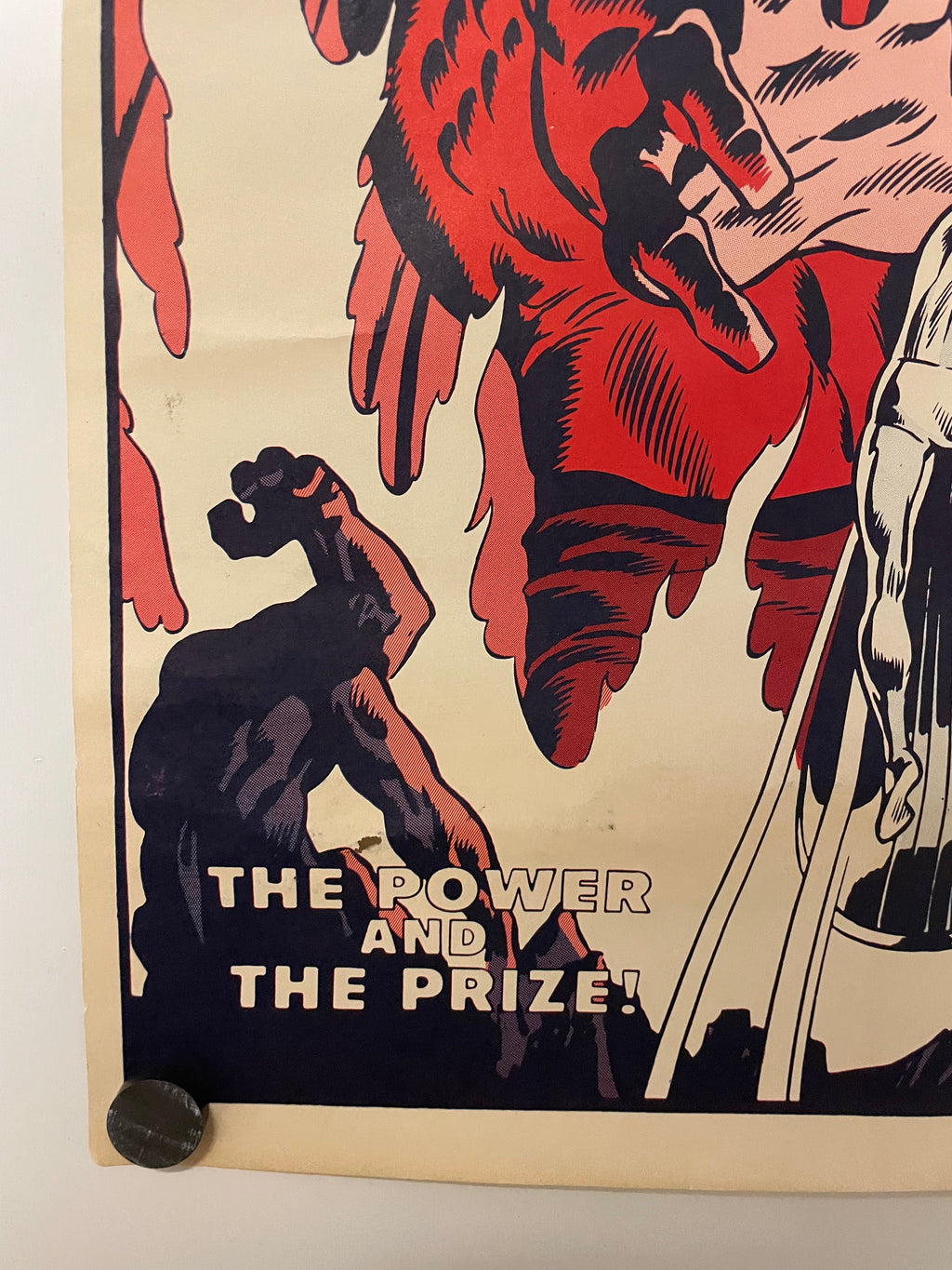 Silver Surfer Jim Steranko Original Vintage Marvel Promo Poster c.1970 | Happiest Kid Finds Happiest Kid Finds