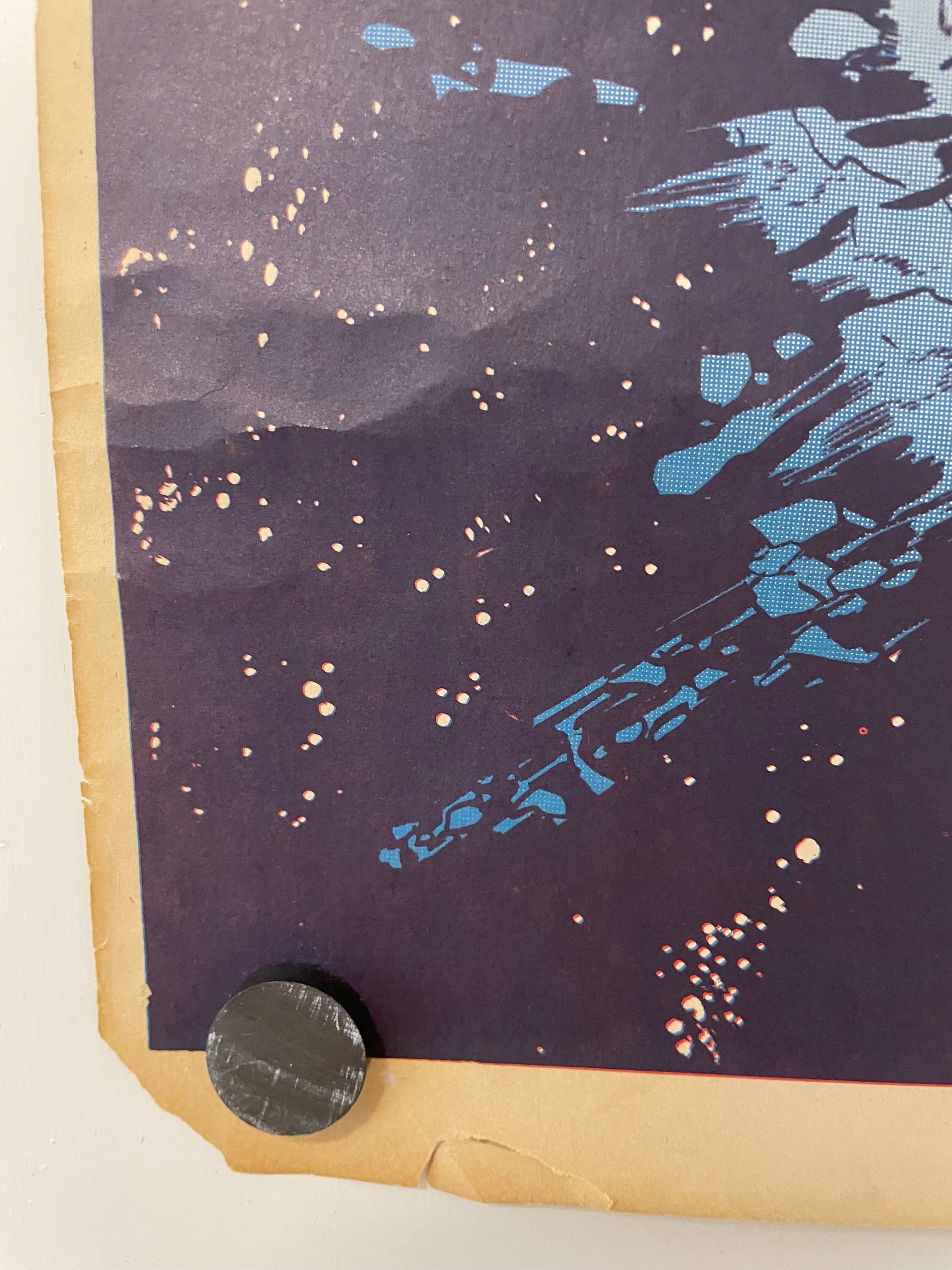 Nick Fury Agent of S.H.I.E.L.D Small Original Vintage Marvel Promo Poster c. 1970 Jim Steranko Happiest Kid Finds