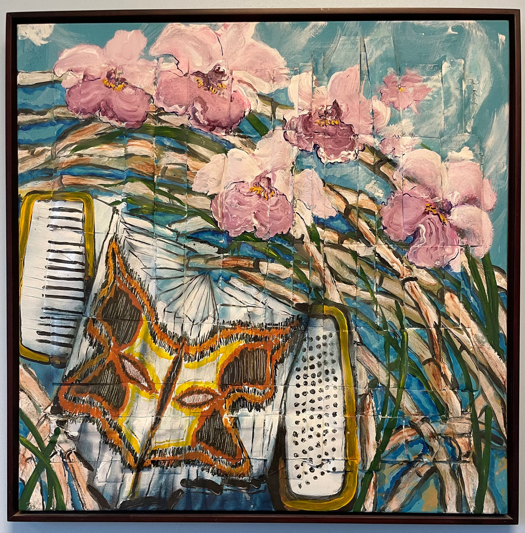 Elements Series: Colombia, original painting, 2012 - HAPPIEST KID FINDS - Museum-quality antique and vintage posters, original art, preservation and restoration