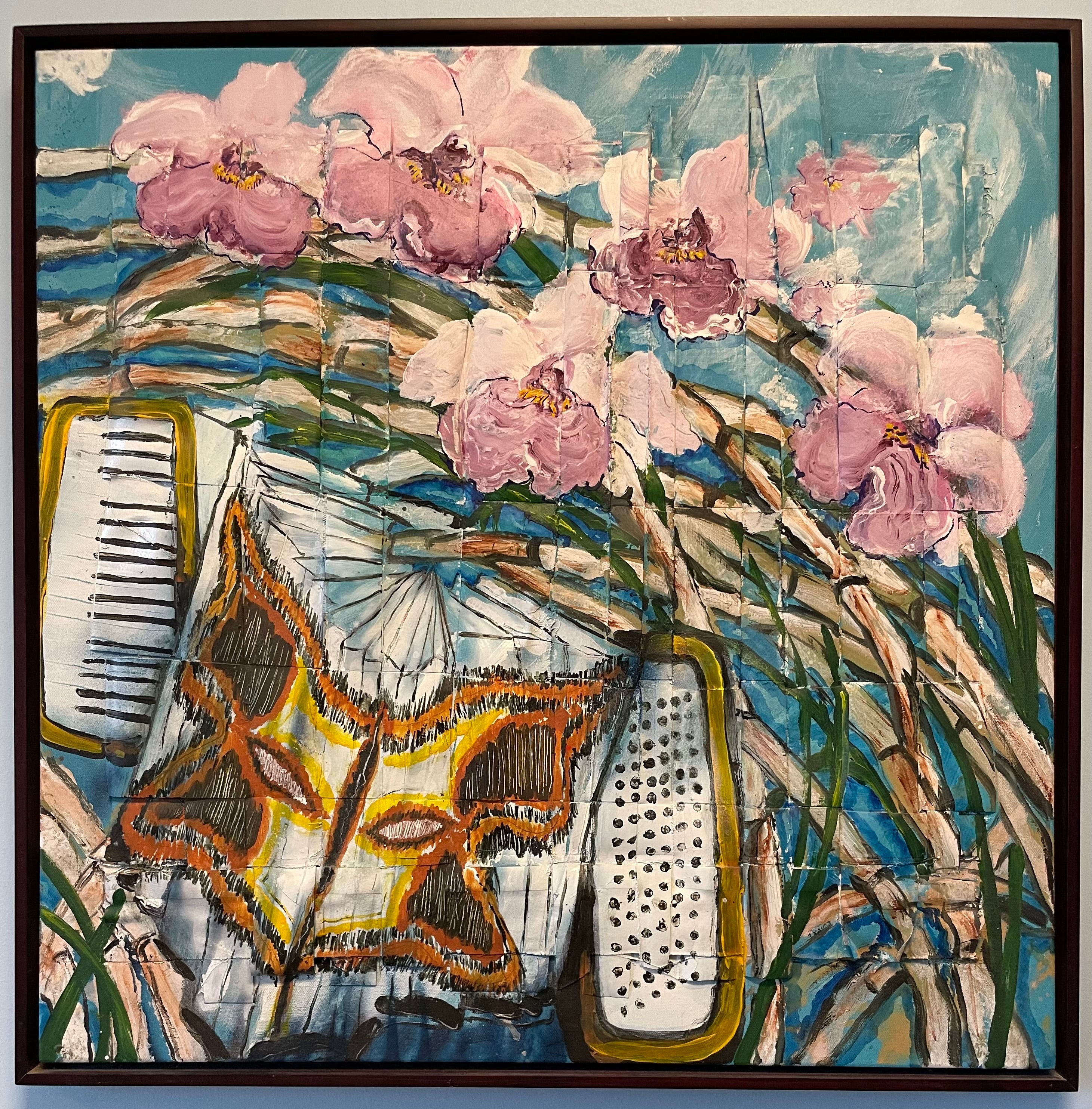 Elements Series: Colombia, original painting, 2012 - HAPPIEST KID FINDS - Museum-quality antique and vintage posters, original art, preservation and restoration
