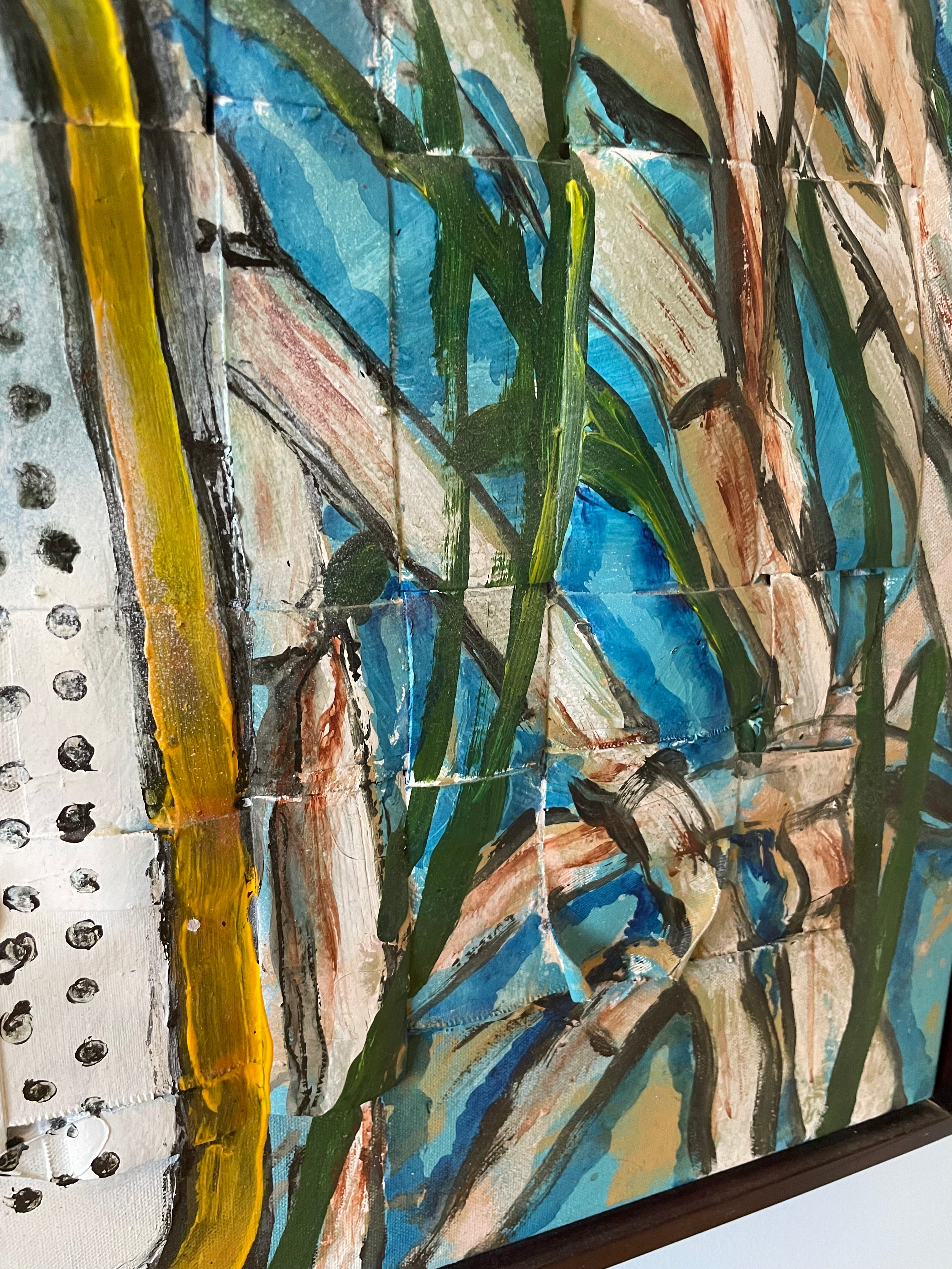 Elements Series: Colombia, original painting, 2012 - HAPPIEST KID FINDS - Museum-quality antique and vintage posters, original art, preservation and restoration
