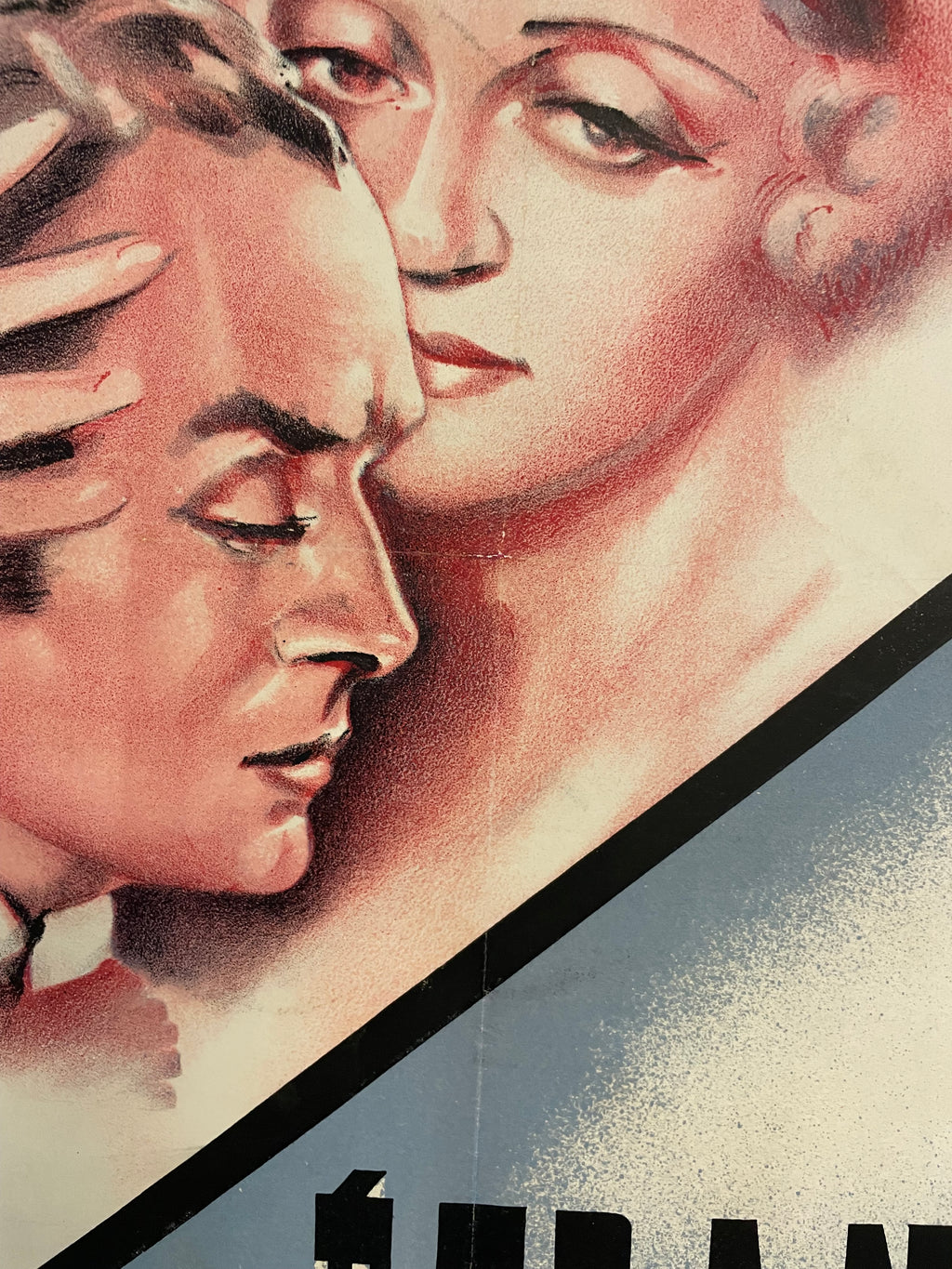 L'Etranger (All This, and Heaven Too), antique French film poster release, 1945 - HAPPIEST KID FINDS - Museum-quality antique and vintage posters, original art, preservation and restoration