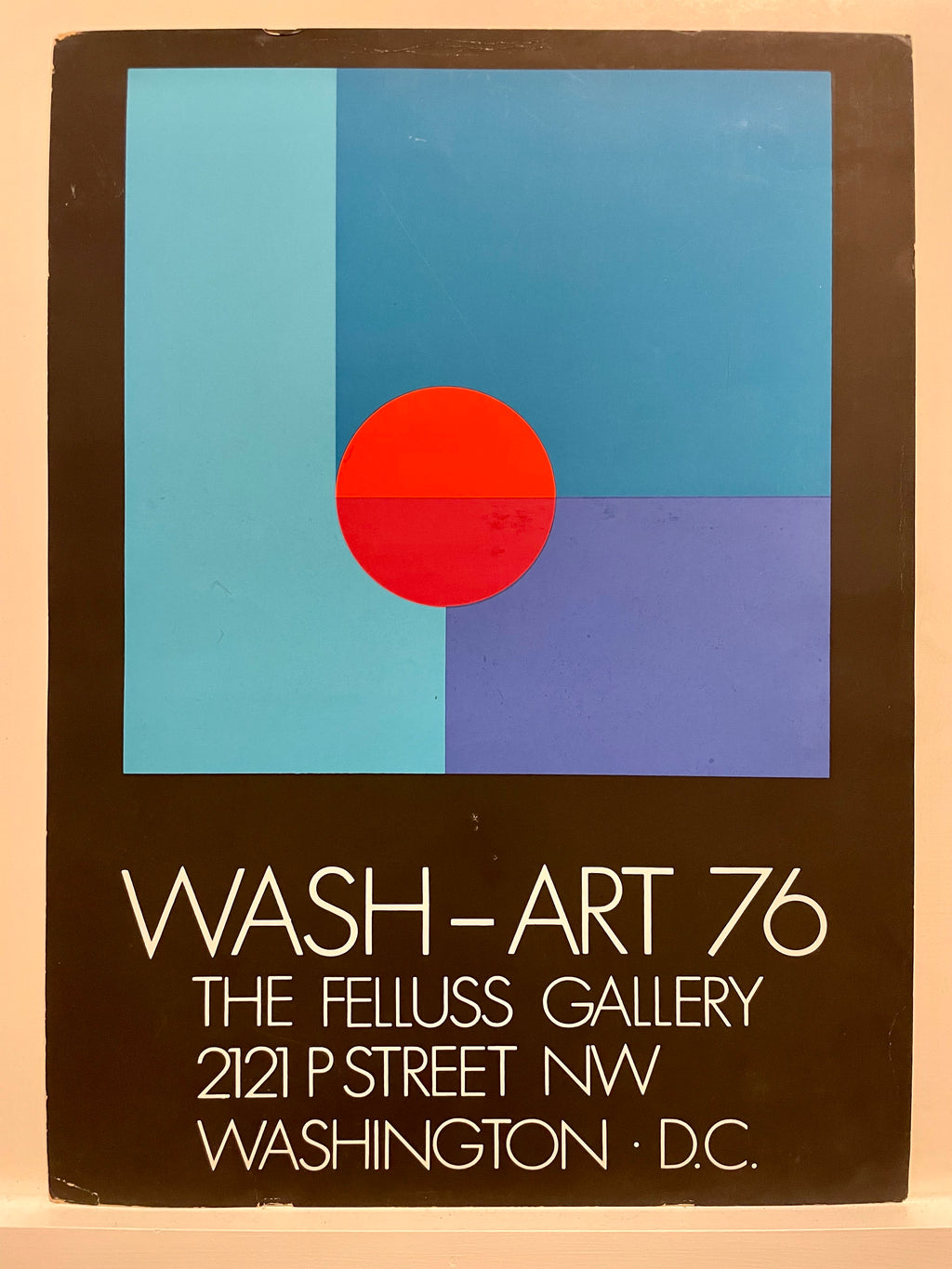 Wash-Art 76, vintage exhibition poster, 1976 - HAPPIEST KID FINDS - Museum-quality antique and vintage posters, original art, preservation and restoration
