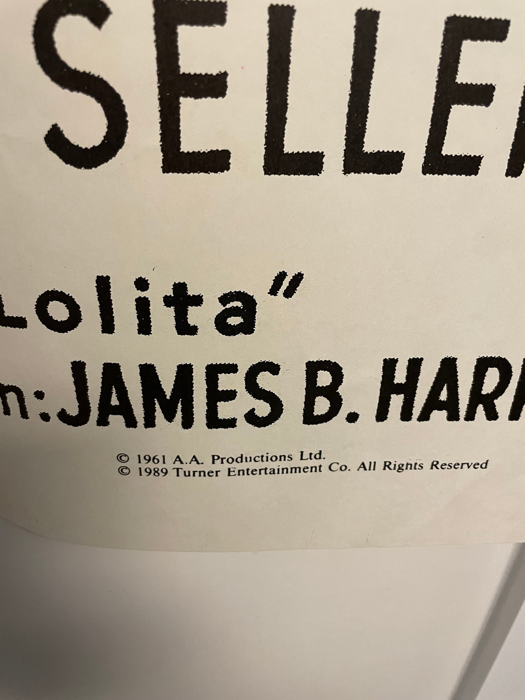 Lolita, vintage French re-issue film poster, 1989 - HAPPIEST KID FINDS - Museum-quality antique and vintage posters, original art, preservation and restoration