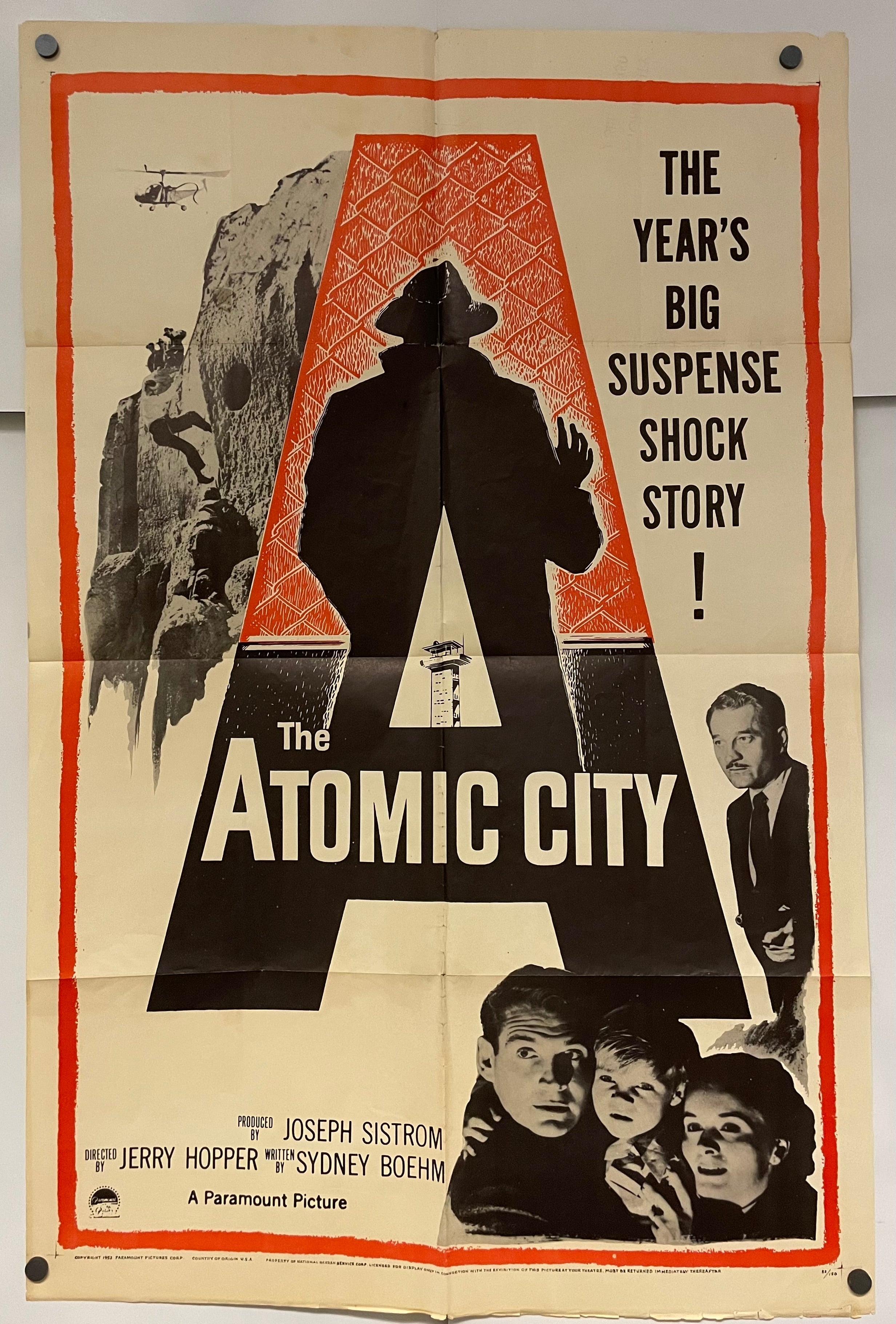 The Atomic City Vintage Film Poster 1952 | Happiest Kid Finds Happiest Kid Finds