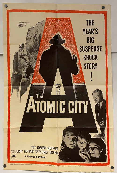 The Atomic City Vintage Film Poster 1952 | Happiest Kid Finds