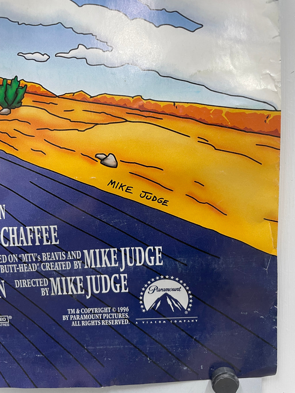 Beavis and Butt-Head Do America: Vintage Double-Sided Advance Film Poster, 1996 - HAPPIEST KID FINDS - Museum-quality antique and vintage posters, original art, preservation and restoration