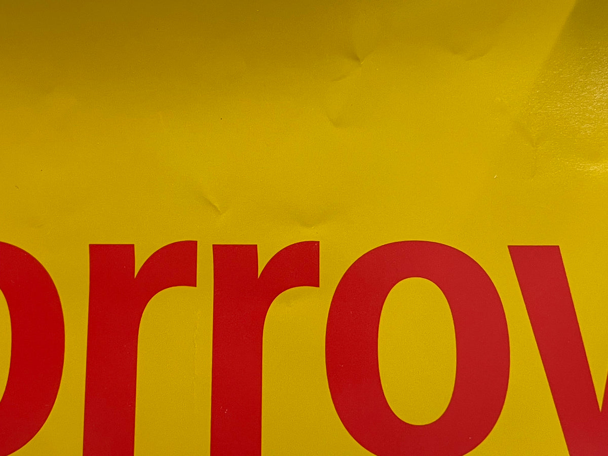 Unusual film poster design, Jump Tomorrow, original rolled US one sheet with a yellow background, 2001 - HAPPIEST KID FINDS - Museum-quality antique and vintage posters, original art, preservation and restoration