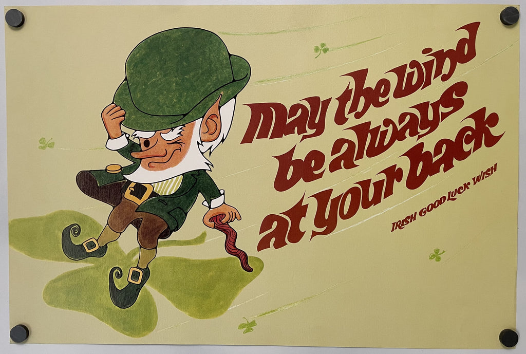 May The Wind Be Always At Your Back
Irish Good Luck, Argus Communications Motivational Poster