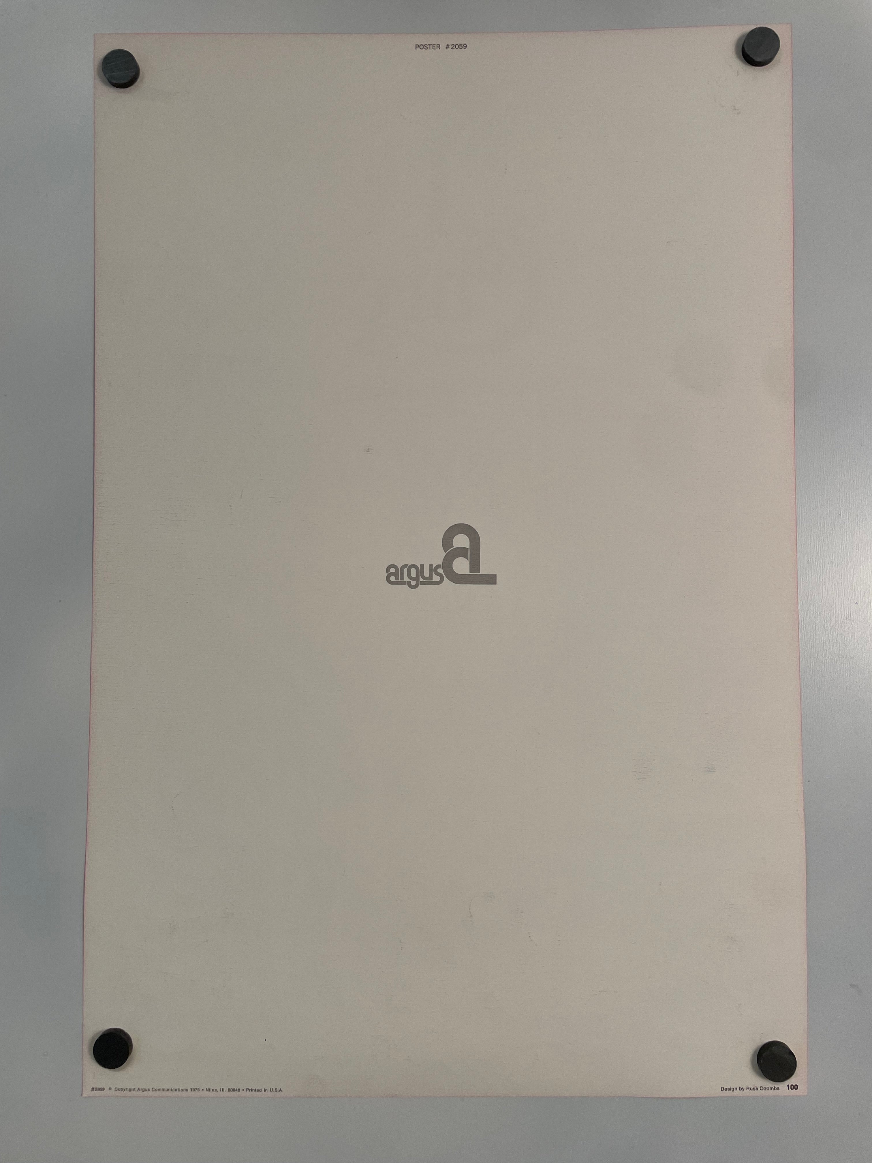 I Care, Argus Communications Motivational Poster 1975, designed by Russ Coombs #2059 Happiest Kid Finds
