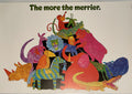 The More The Merrier
Original vintage Argus Communications Motivational Poster, #785