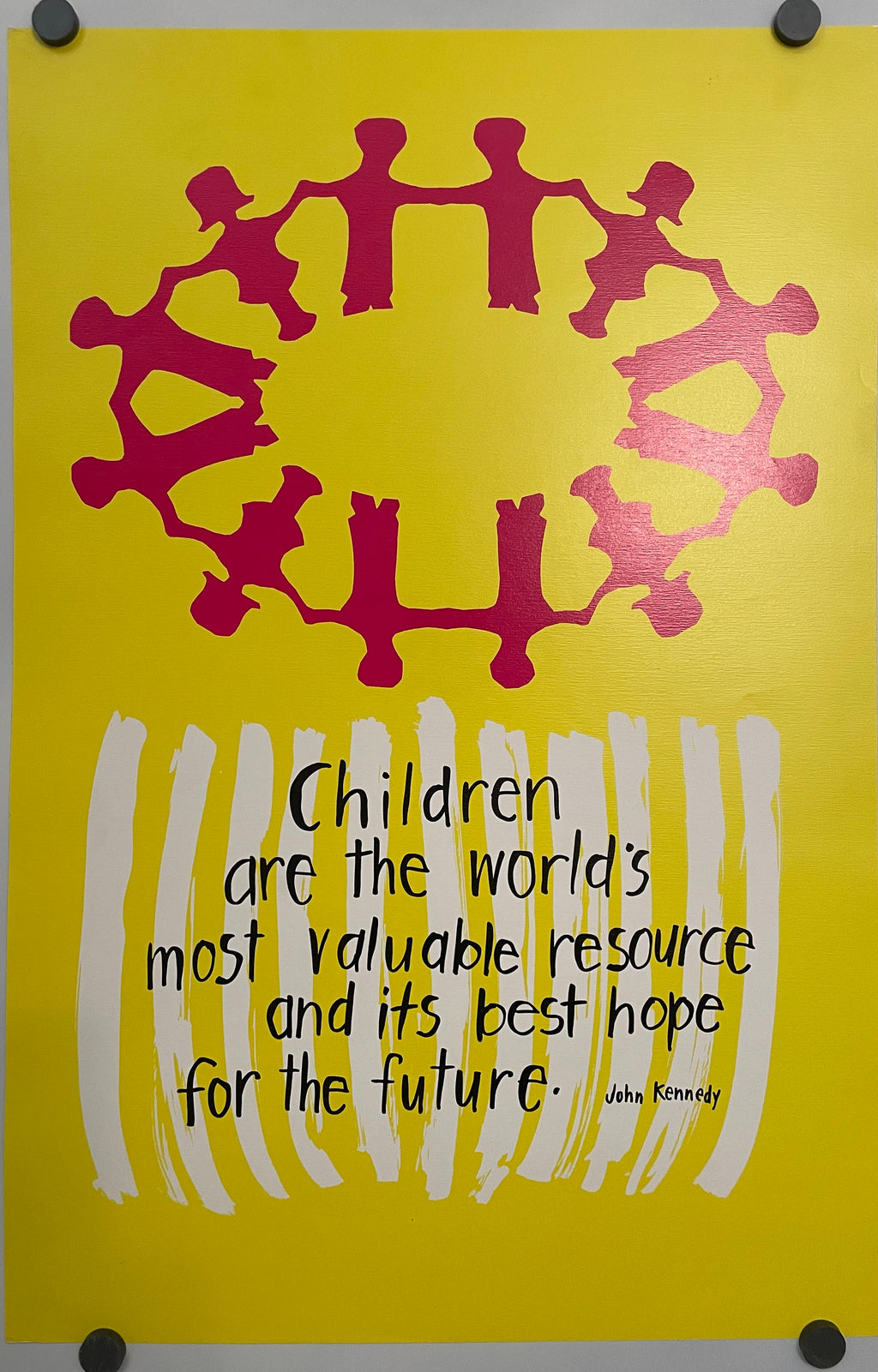 Children Are The World's Most Valuable Resource, vintage Original Argus Communications Motivational Poster