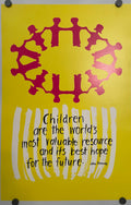 Children Are The World's Most Valuable Resource, vintage Original Argus Communications Motivational Poster