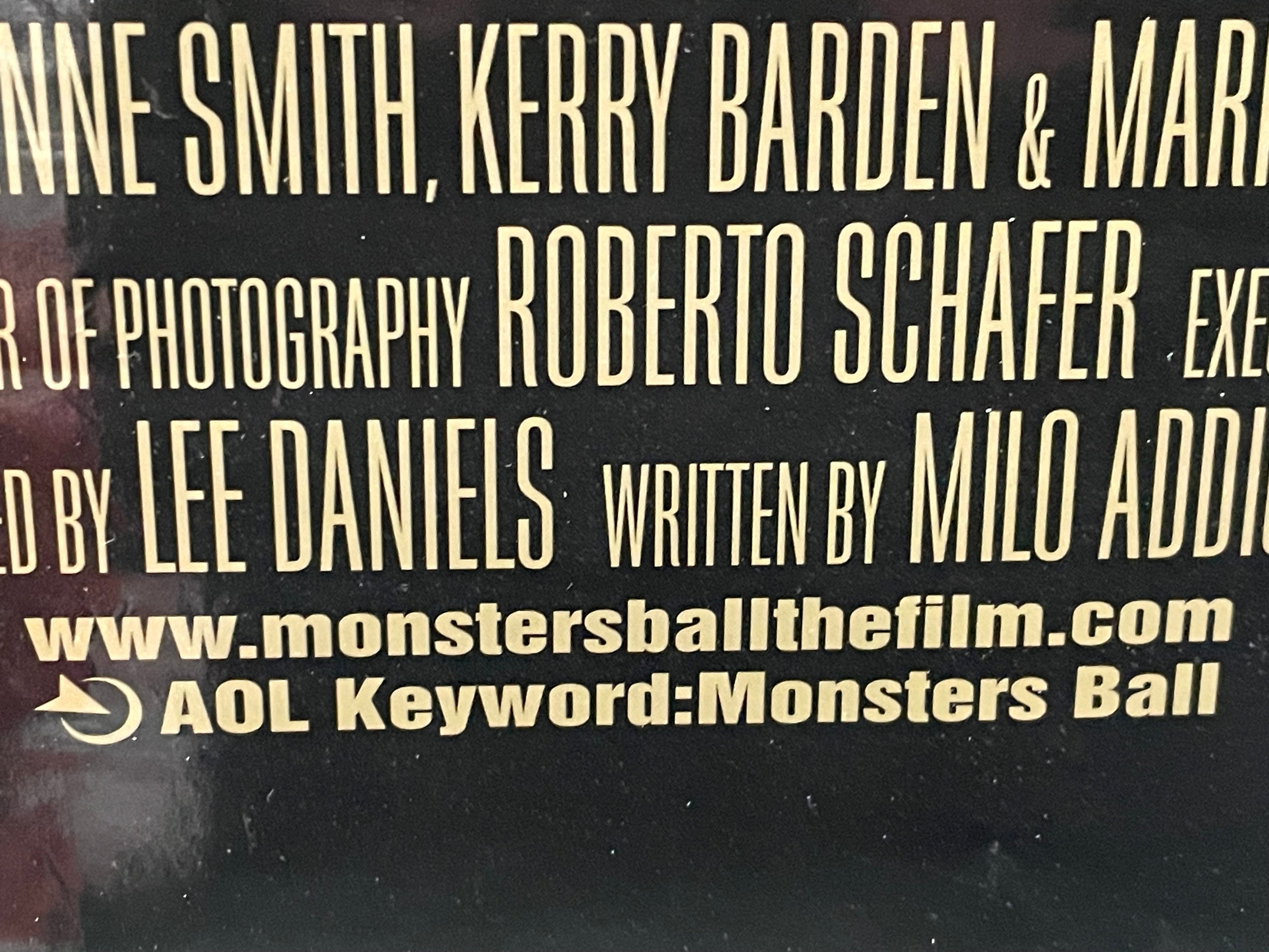 Monster’s Ball,  (double-sided) rolled original one-sheet film poster, 2001 - HAPPIEST KID FINDS - Museum-quality antique and vintage posters, original art, preservation and restoration