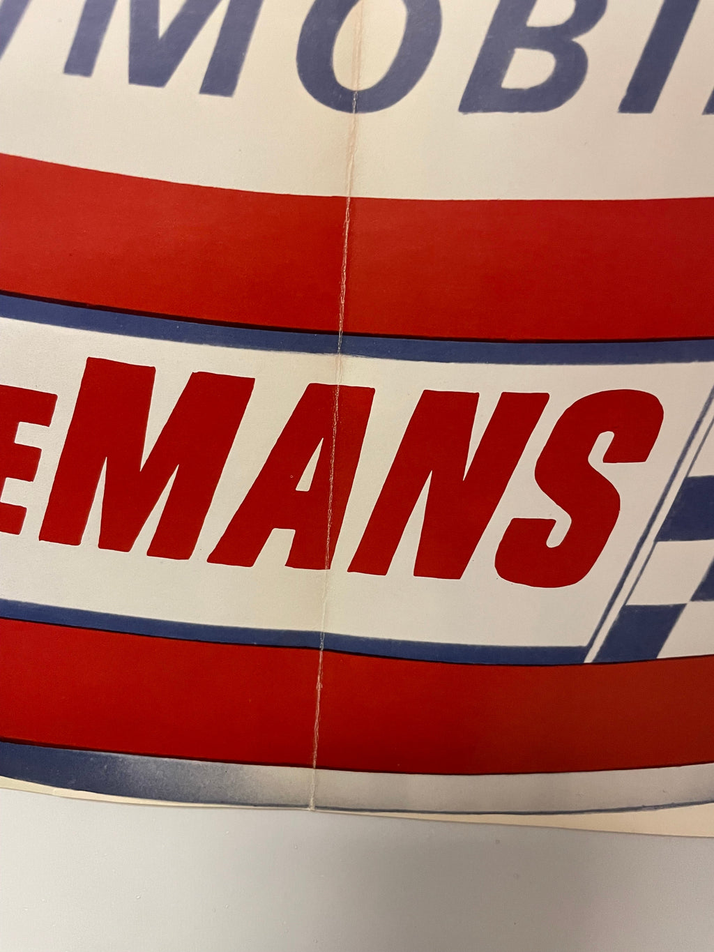 Snobil Snowmobile Oil Le Mans Vintage Racing Advertising Poster 1960s | Happiest Kid Finds Happiest Kid Finds