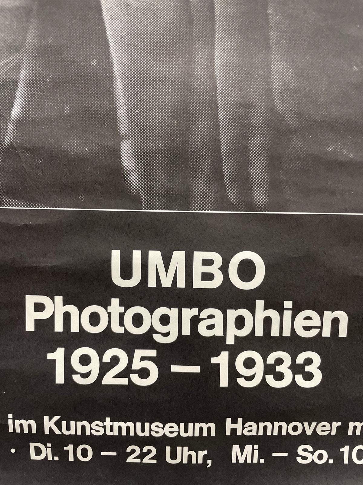 rare and vintage Umbo Photographien 1925-1933, Spectrum Photogalerie im Kunstmuseum Hannover Mit Sammlung Sprengel, exhibition poster, 1979 - HAPPIEST KID FINDS - Museum-quality antique and vintage posters, original art, preservation and restoration