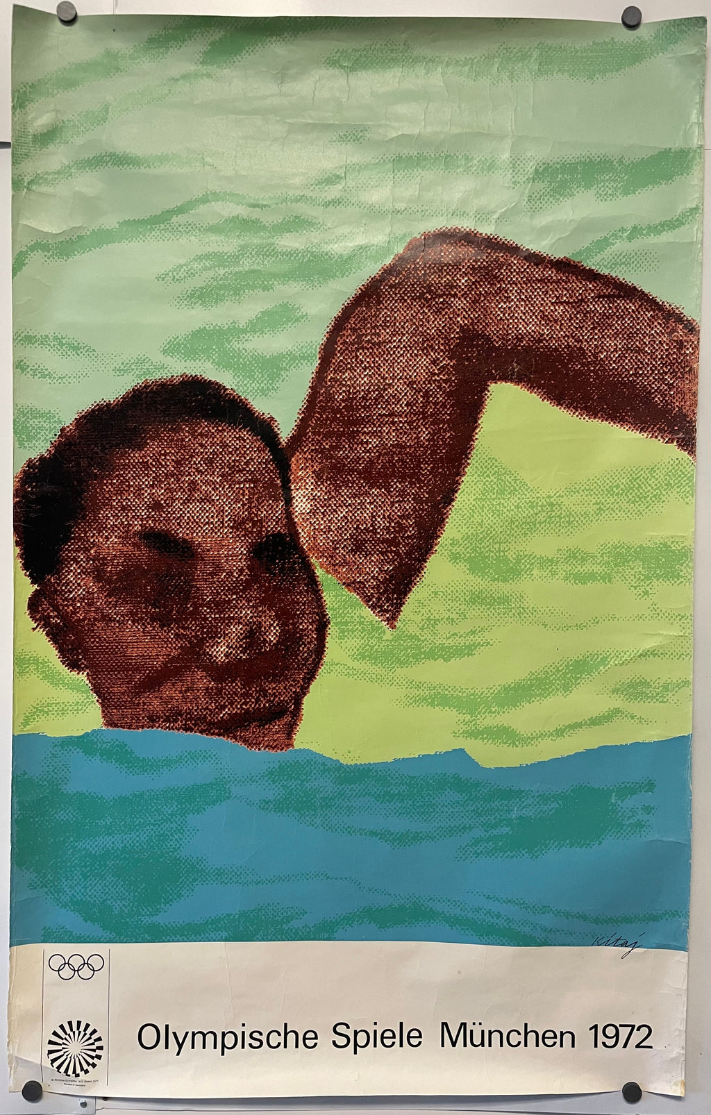 Olympische Spiele München Munich Olympics Kita Vintage Poster 1972 | Happiest Kid Finds Happiest Kid Finds