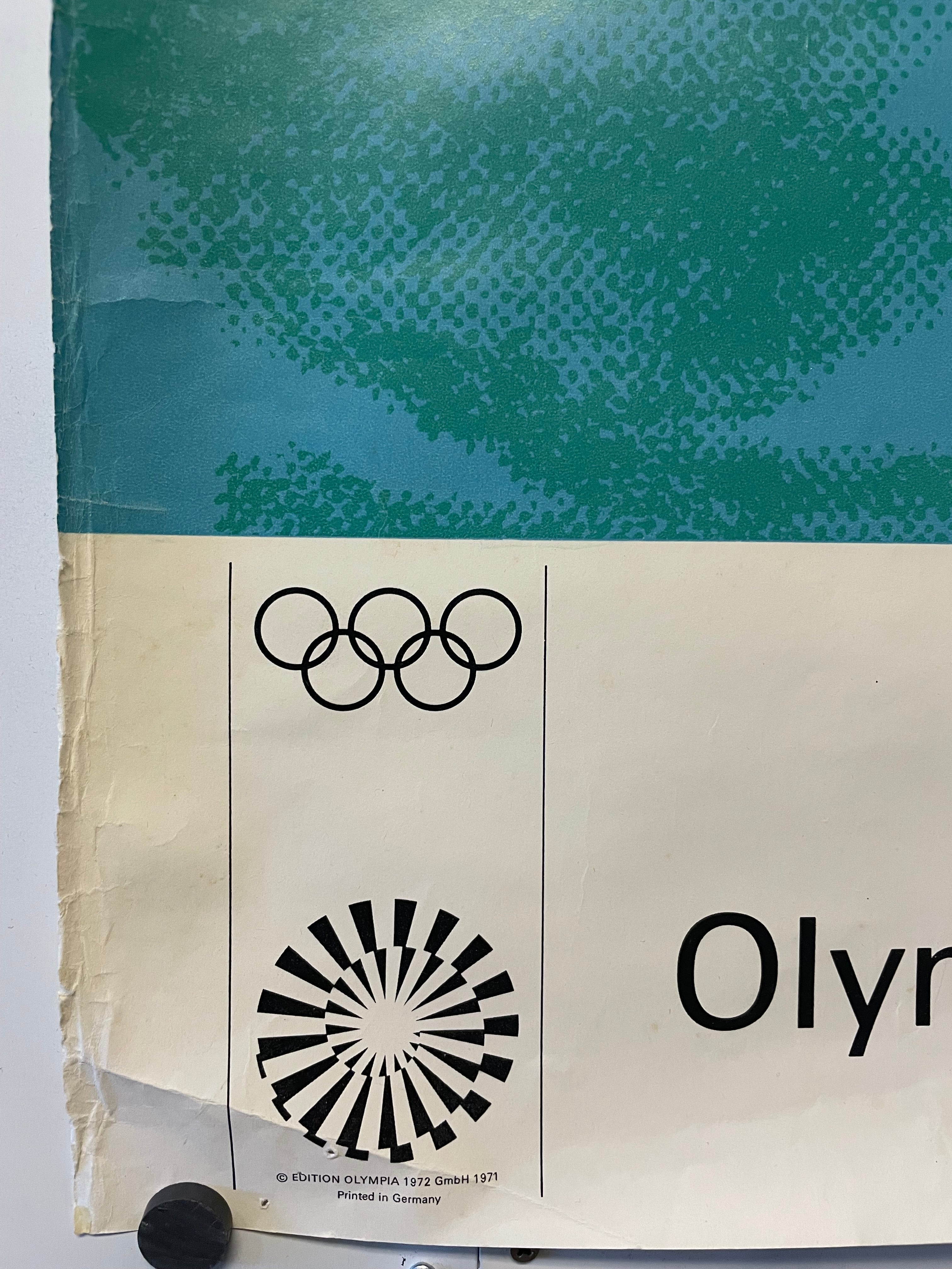 Olympische Spiele München Munich Olympics Kita Vintage Poster 1972 | Happiest Kid Finds Happiest Kid Finds