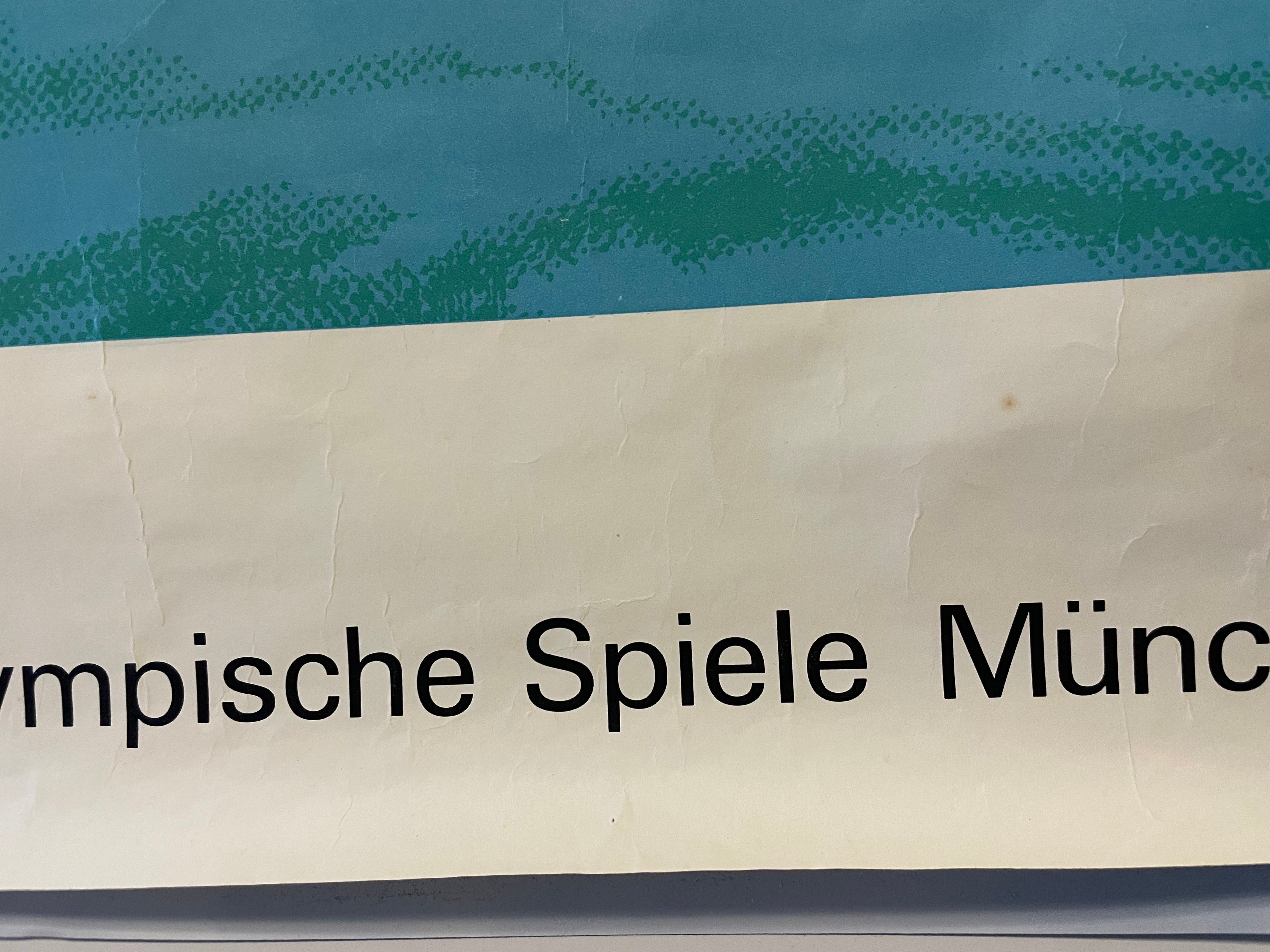 Olympische Spiele München Munich Olympics Kita Vintage Poster 1972 | Happiest Kid Finds Happiest Kid Finds