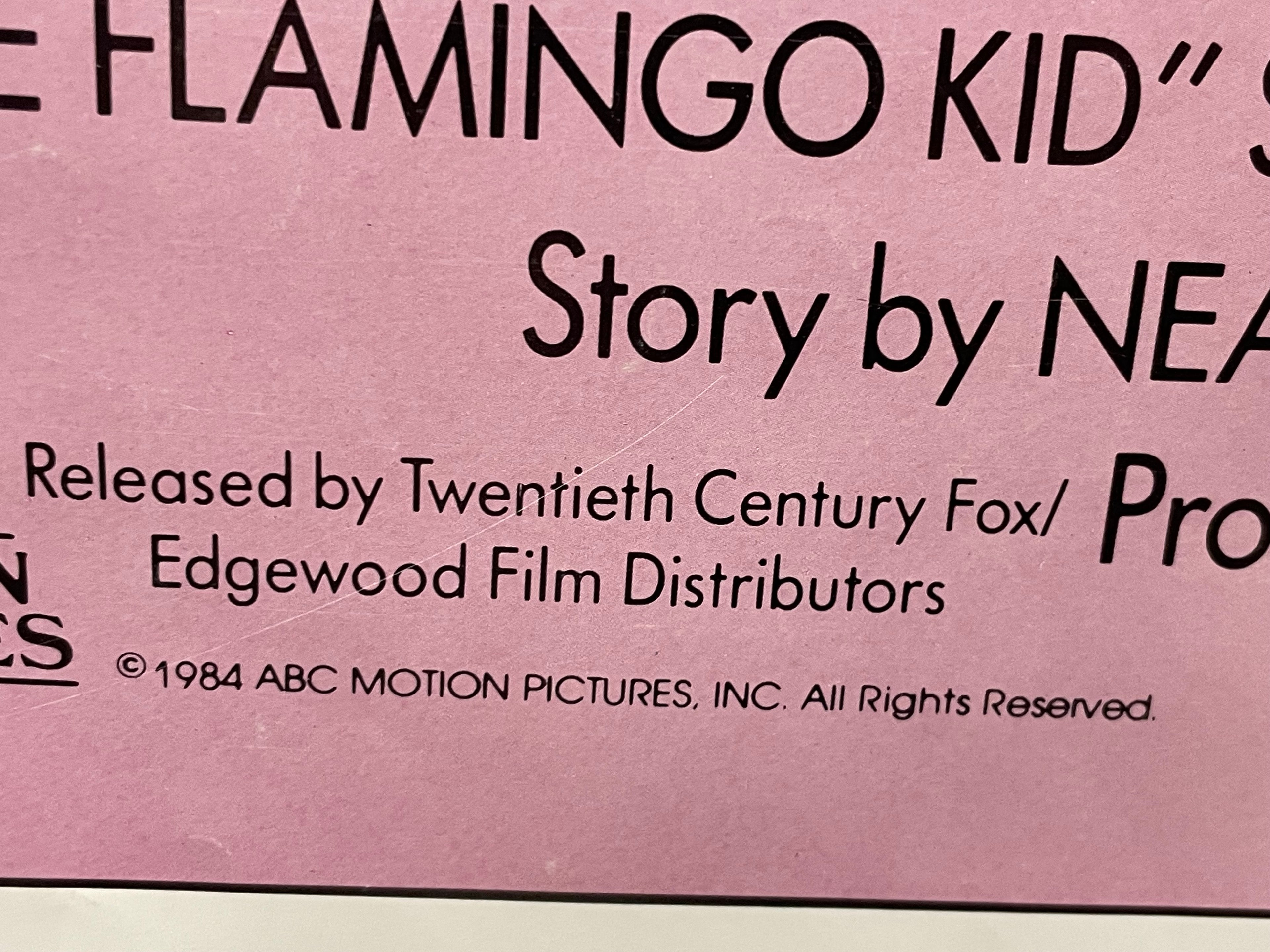 vintage The Flamingo Kid, US one-sheet film poster, 1984 - HAPPIEST KID FINDS - Museum-quality antique and vintage posters, original art, preservation and restoration