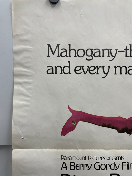 vintage and dynamic, Mahogany, starring Diana Ross, US one-sheet film poster, 1975 - HAPPIEST KID FINDS - Museum-quality antique and vintage posters, original art, preservation and restoration
