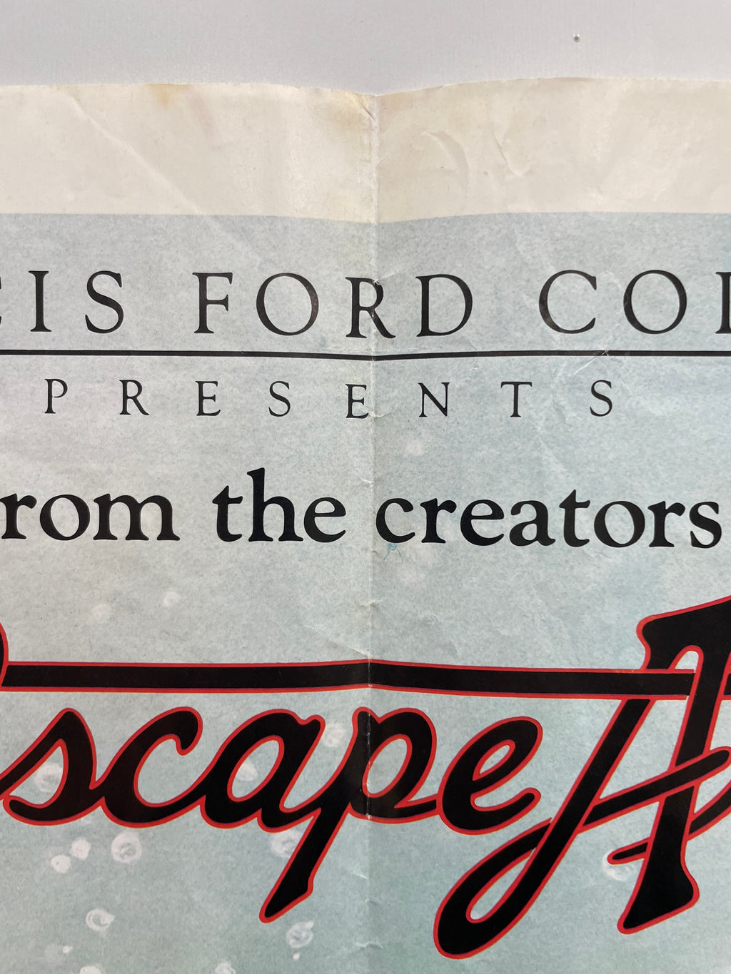 vintage and unusual, The Escape Artist, US one-sheet film poster (NSS #820084) - HAPPIEST KID FINDS - Museum-quality antique and vintage posters, original art, preservation and restoration