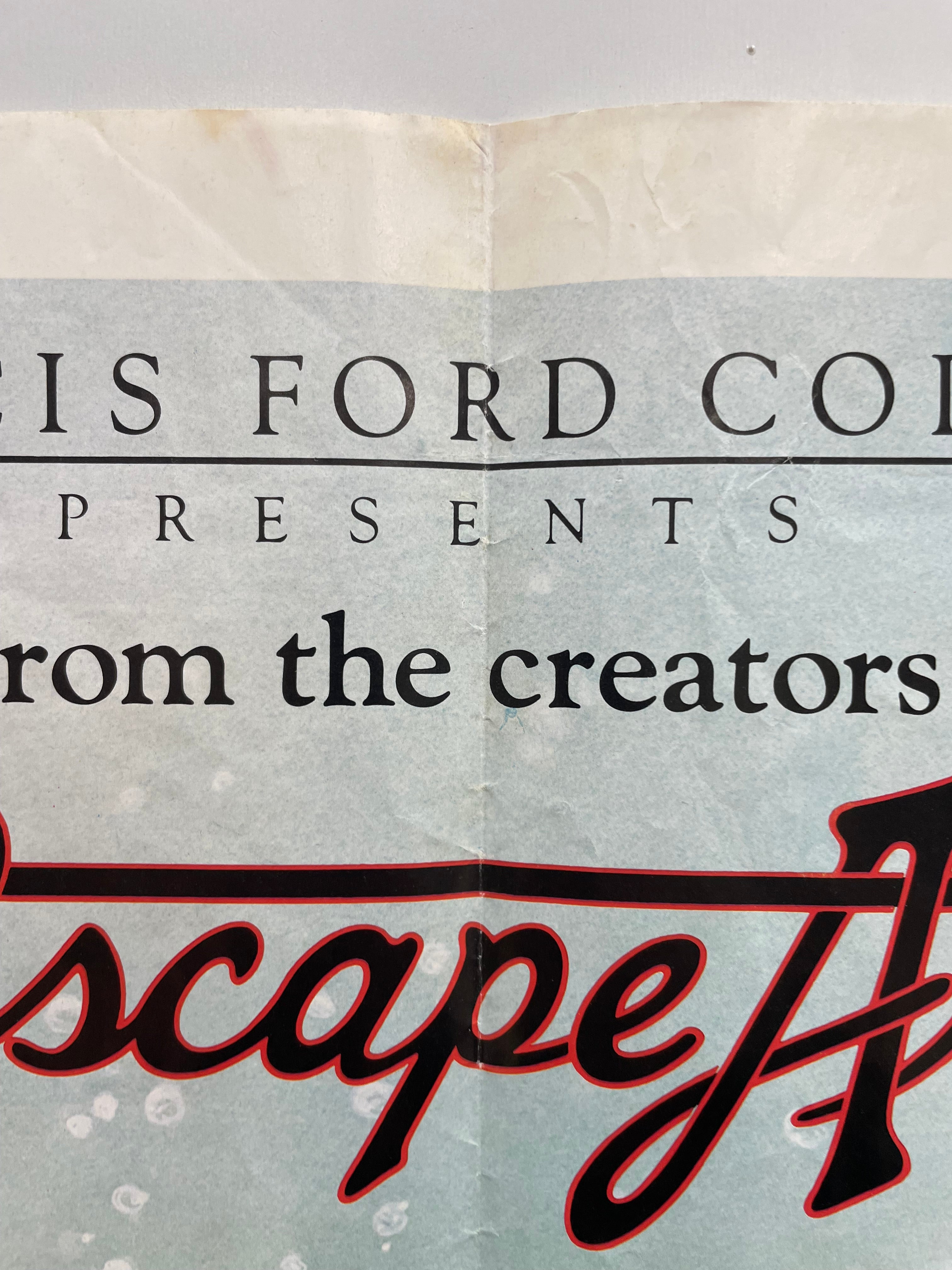 vintage and unusual, The Escape Artist, US one-sheet film poster (NSS #820084) - HAPPIEST KID FINDS - Museum-quality antique and vintage posters, original art, preservation and restoration