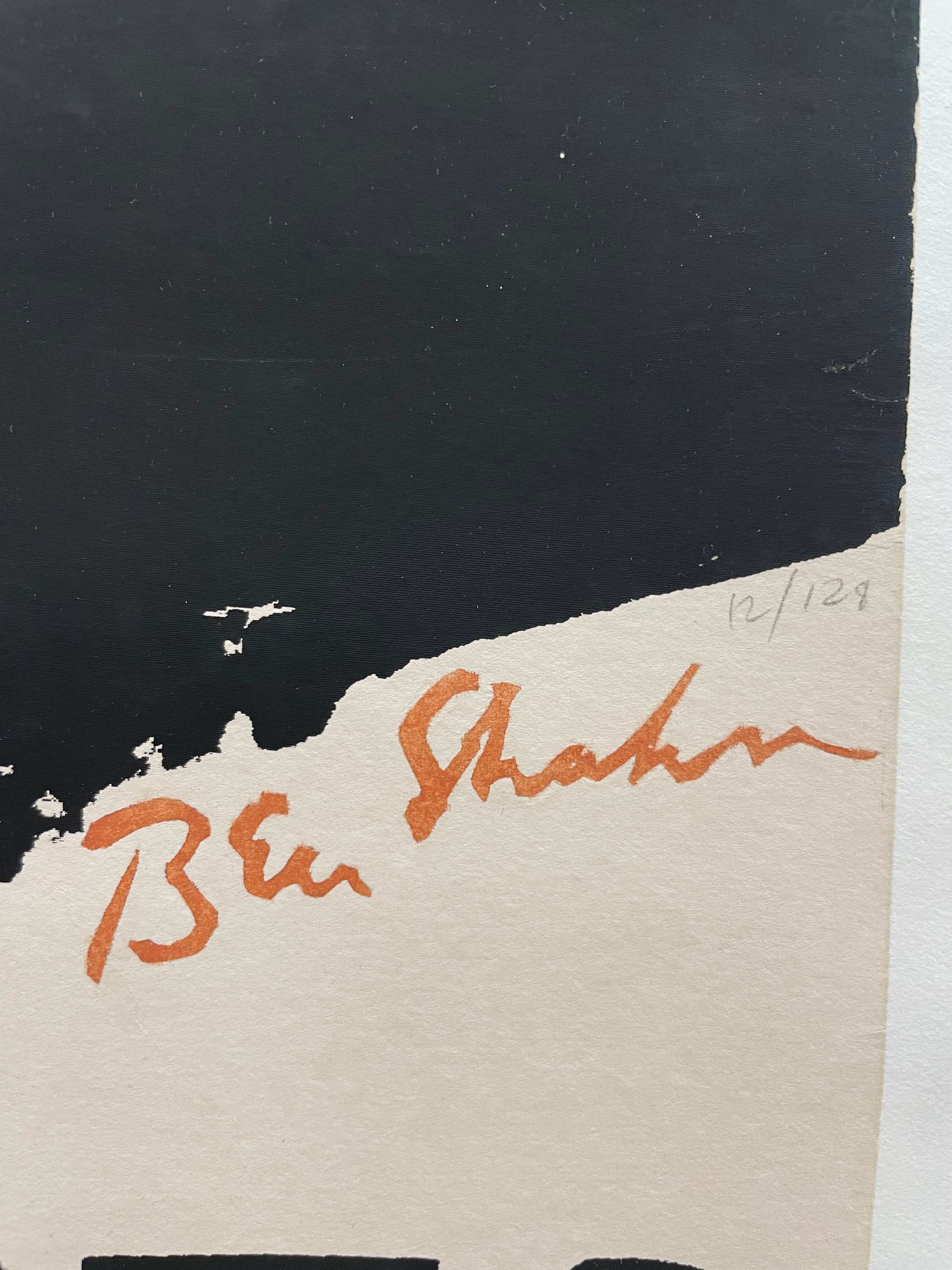 Stop the H-Bomb Tests Ben Shahn Limited Edition Serigraph c.1962 | Happiest Kid Finds Happiest Kid Finds